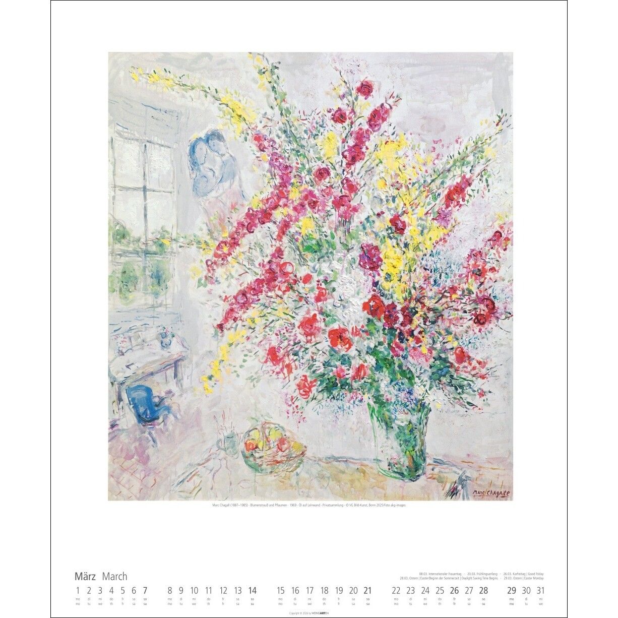 Marc Chagall - Kunst & Kultur Kalender-594