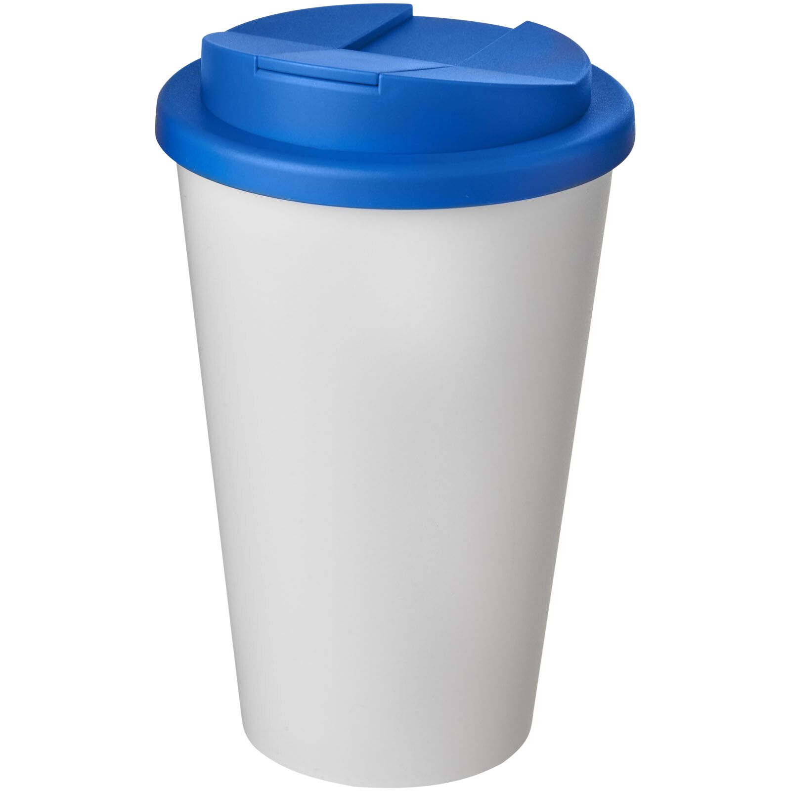 Americano 350 ml Isolierbecher mit auslaufsicherem Schraubverschluss - weiss -  mittelblau-911