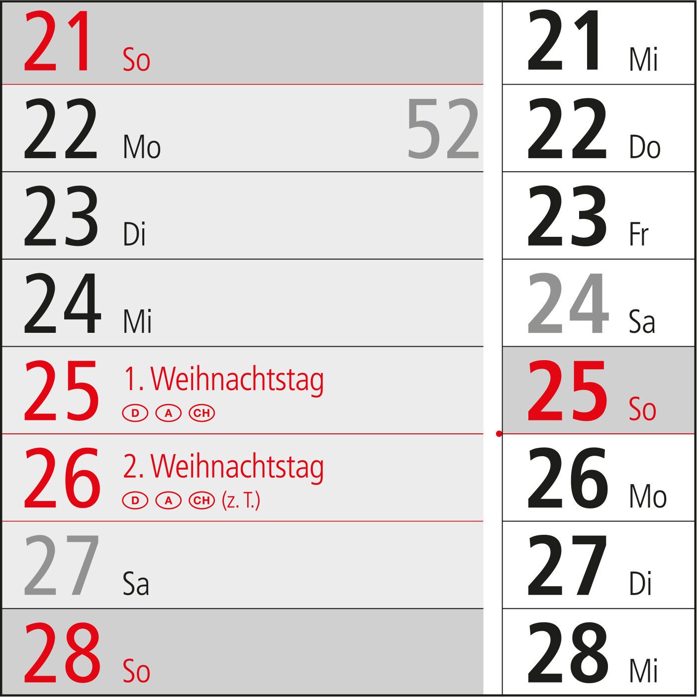 3-Monatskalender Einblatt Spectrum 3-63