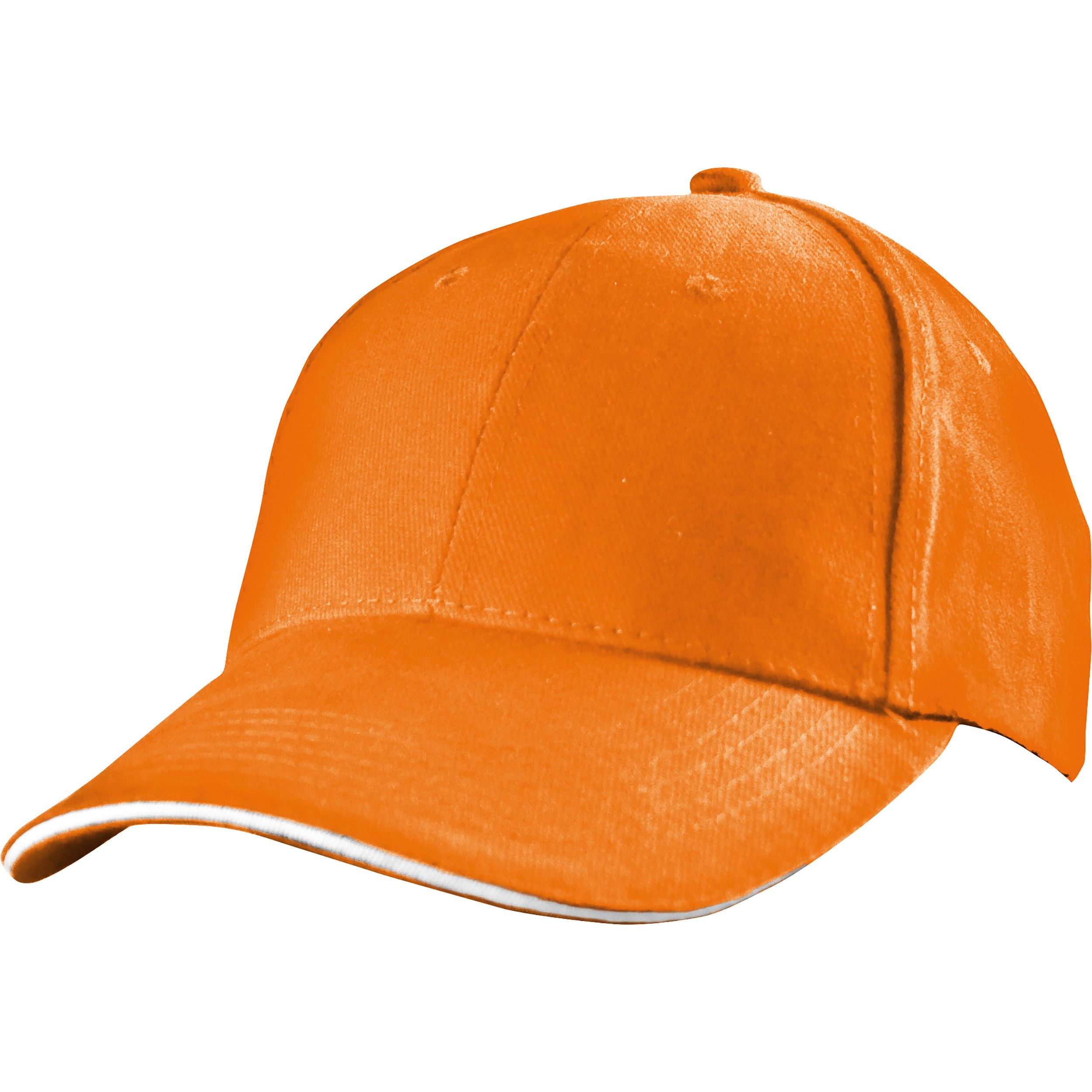 6 Panel Baseballcap San Francisco - orange-523