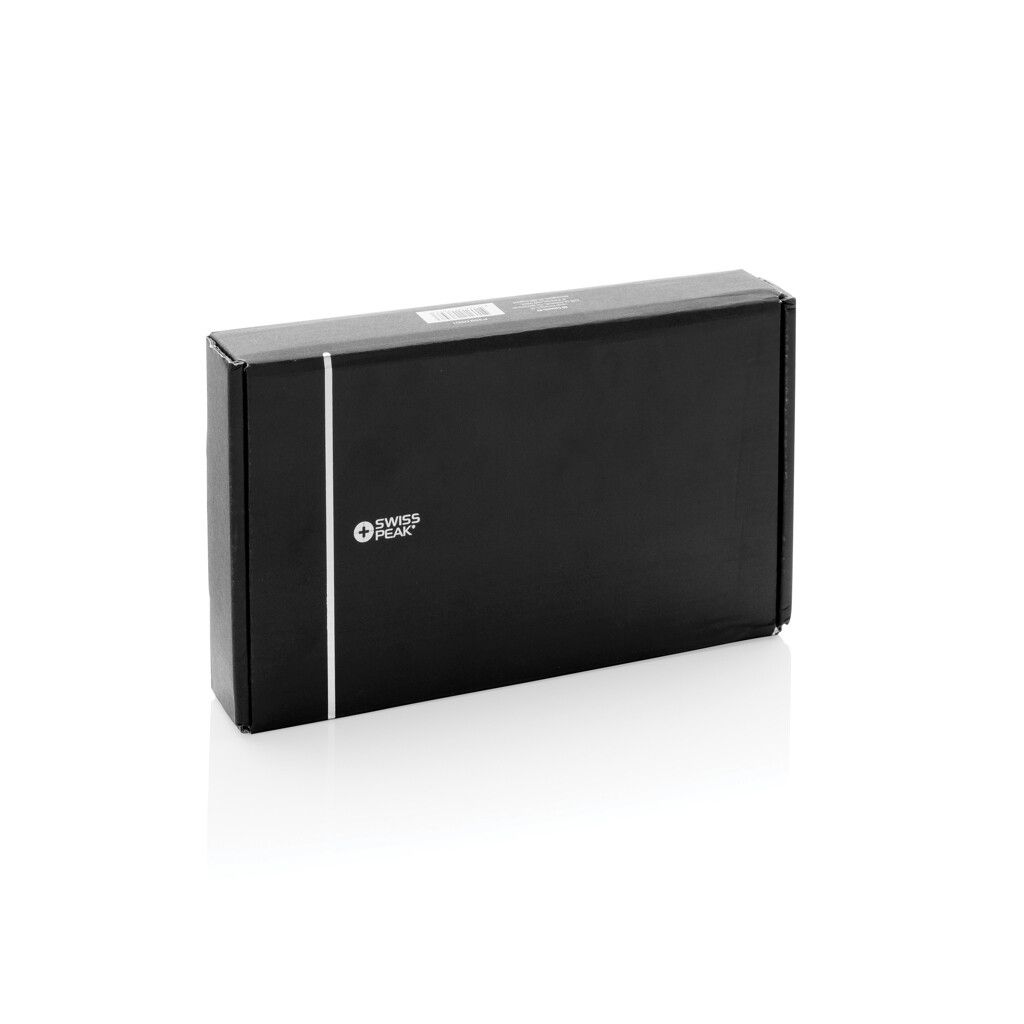 Swiss Peak Travel-Case aus RCS rec. PU mit 3-in-1-Charger - schwarz-513