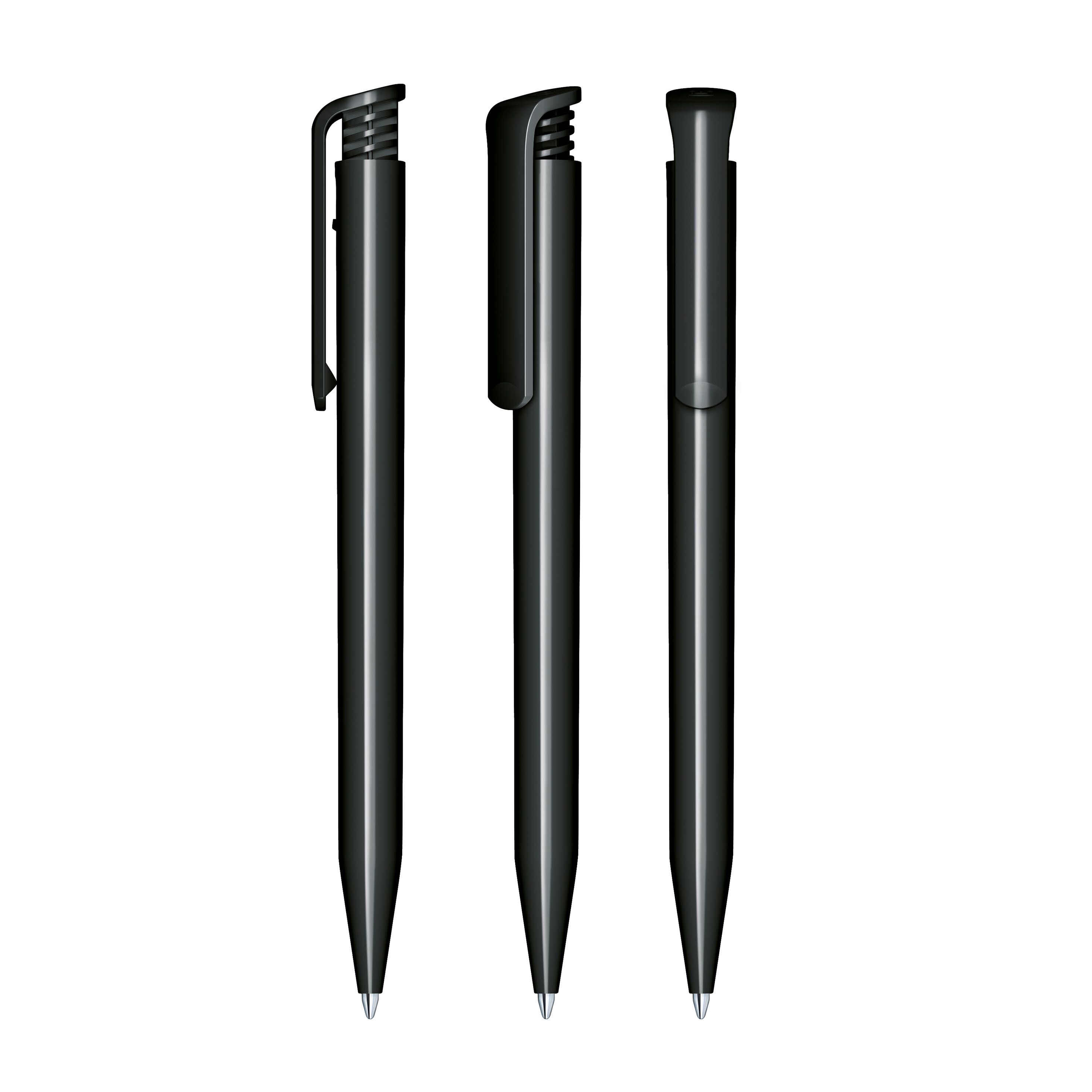 Super Hit Polished Druckkugelschreiber - schwarz-217
