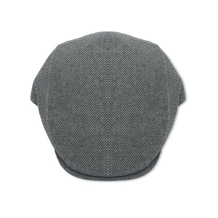 Newsboy-Kappe 335 g/m² BLIND PEAK - grau-749