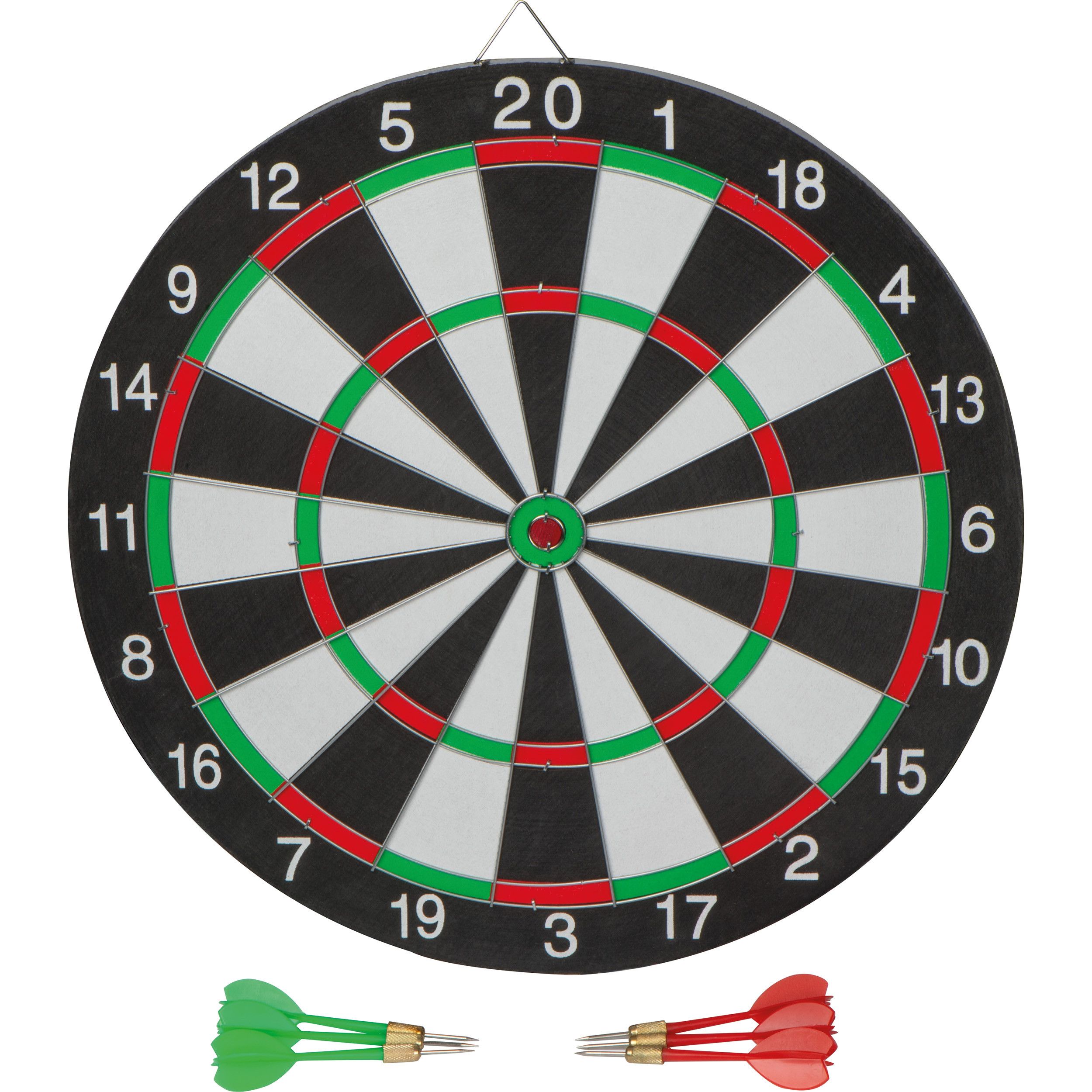 Dartscheibe mit Pfeilen  - bunt-671