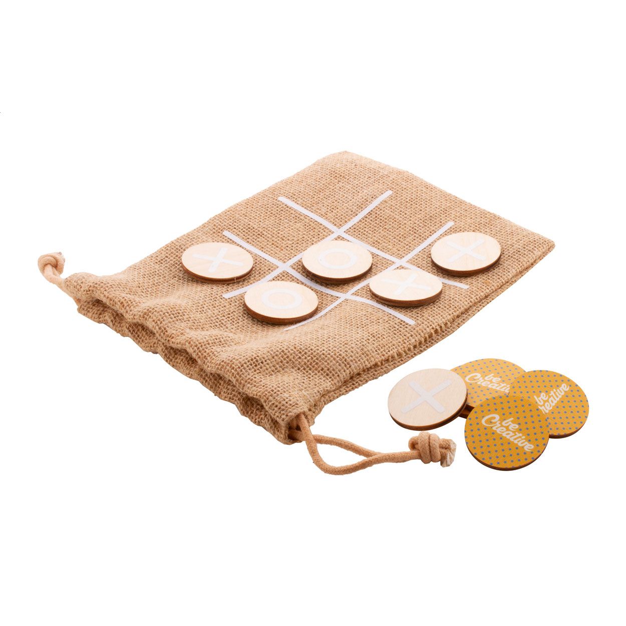 Tic-Tac-Toe-Spiel JUX Creative - natur-215