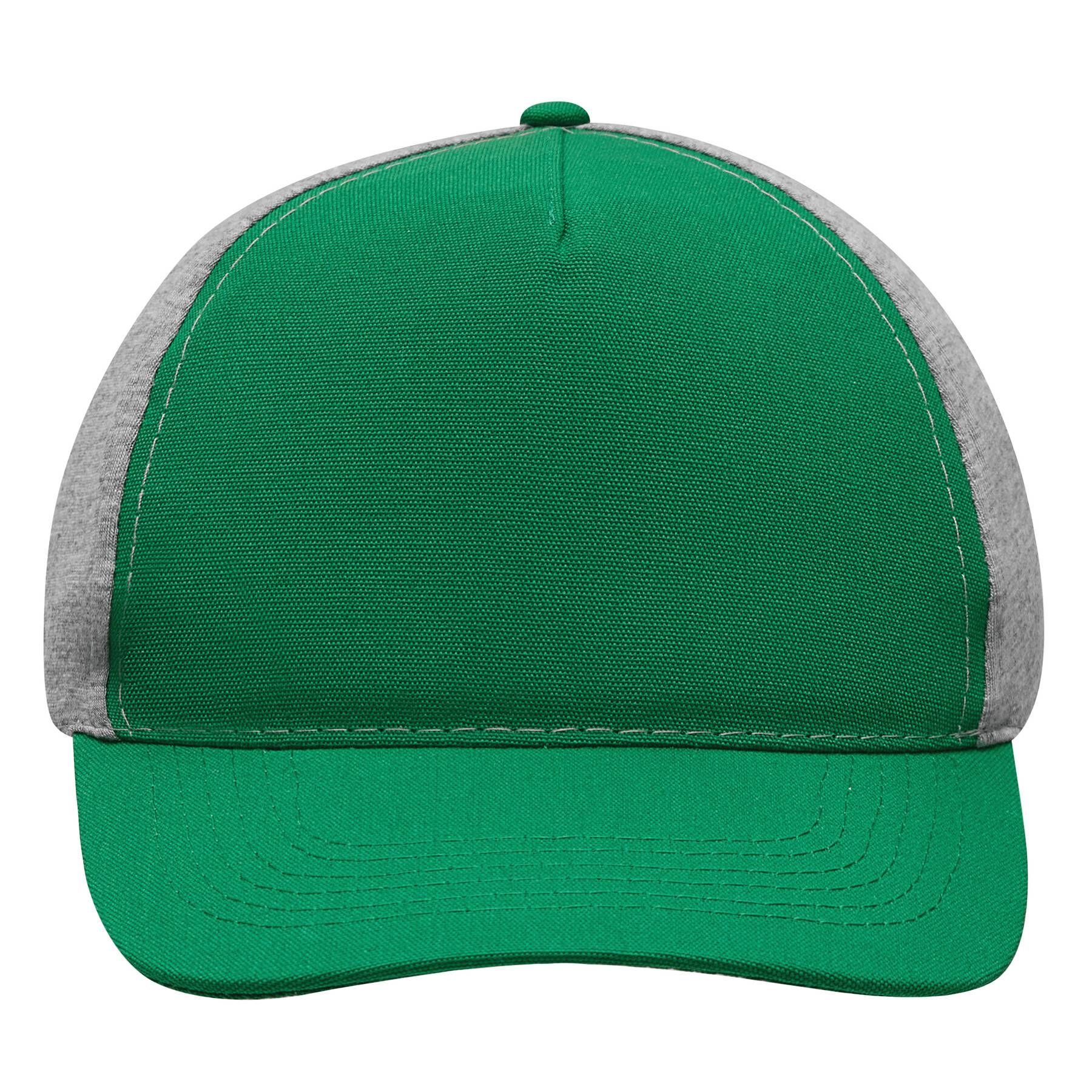 5-Panel-Baseball-Cap UP TO DATE - dunkelgrün - grau-335