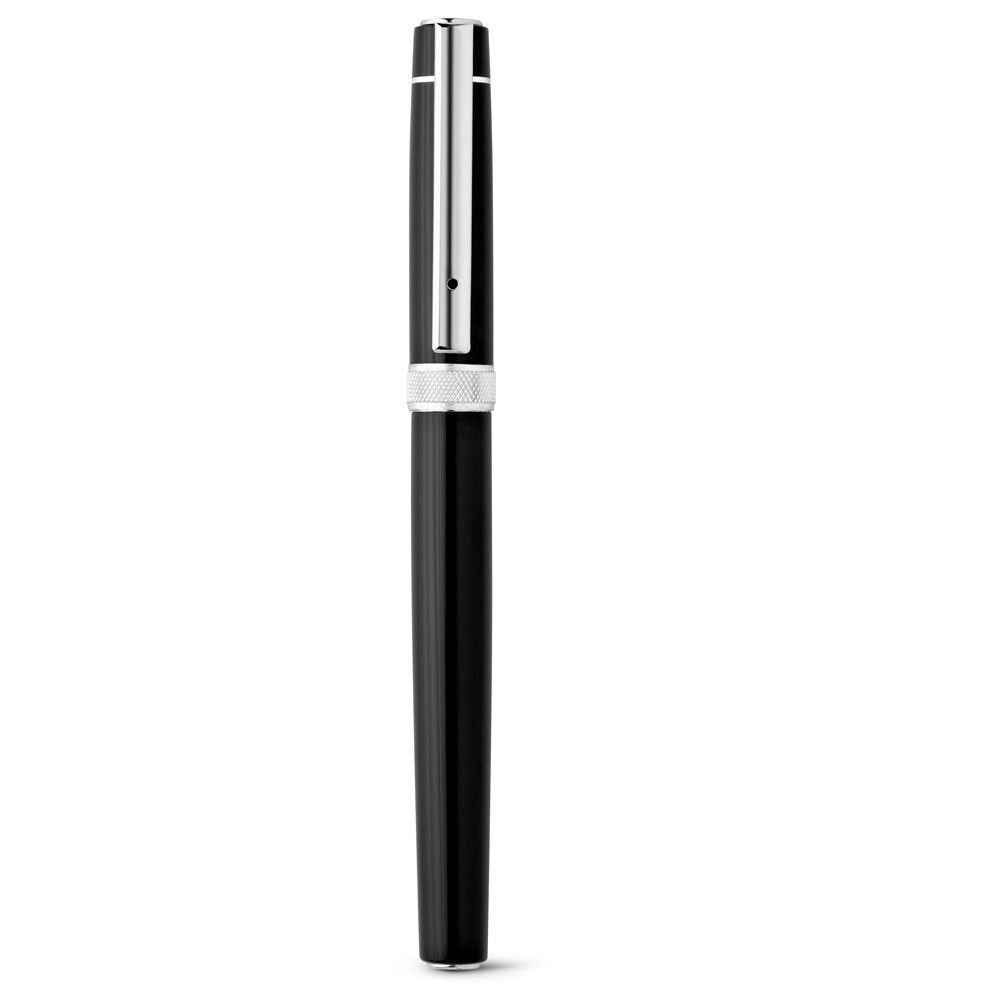 DOURO Metall-Roller und Kugelschreiber-Set mit Clip - schwarz-292