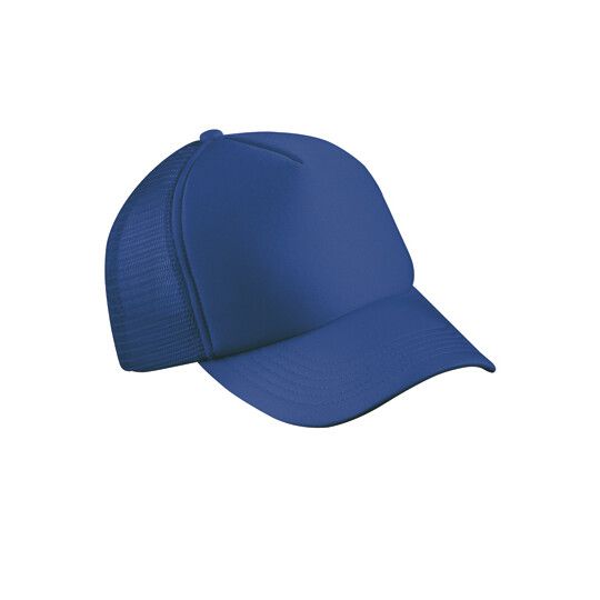 5-Panel Polyester Mesh Cap - royal-374
