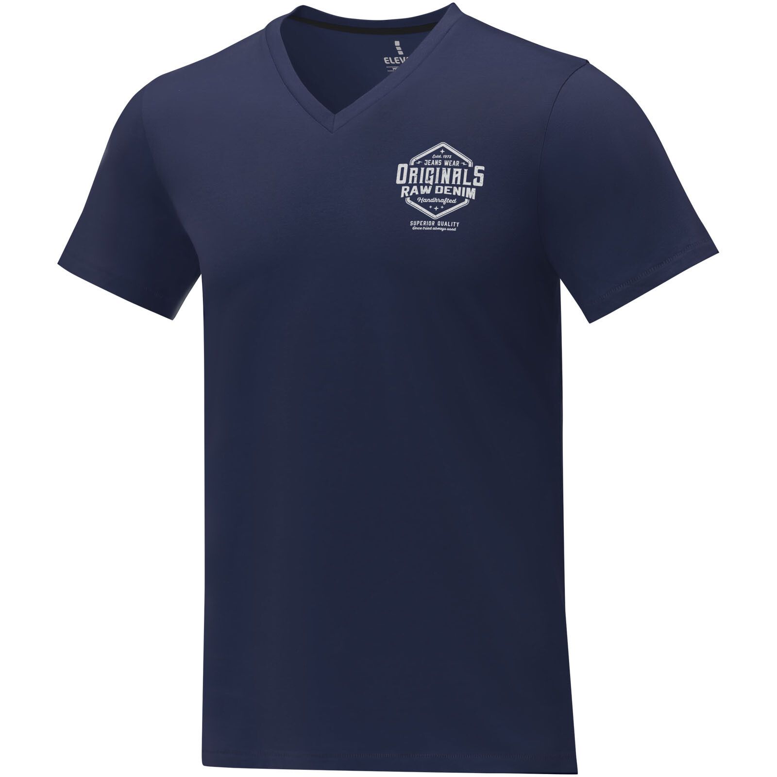 Somoto T-Shirt mit V-Ausschnitt für Herren   - navy - M-862