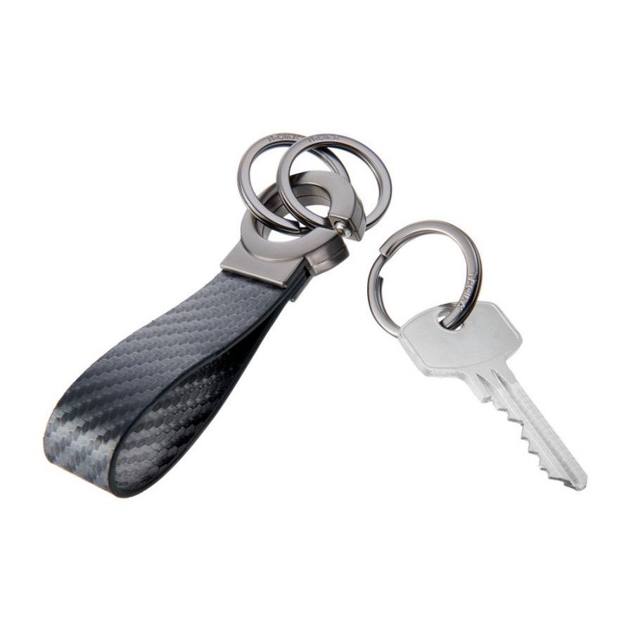 TROIKA Schlüsselanhänger KEY-CLICK CARBON - carbon optik-79