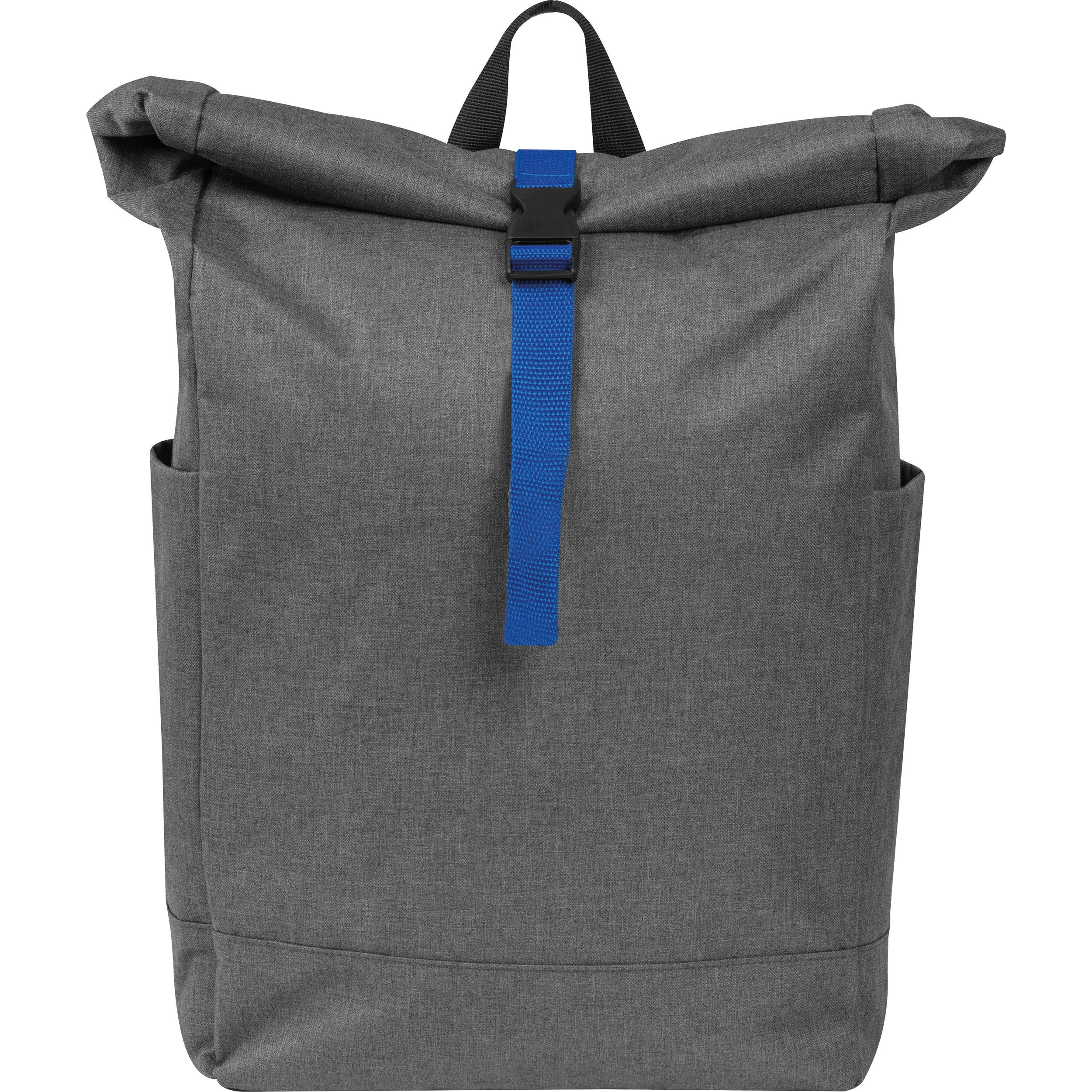 Rucksack mit farbigen Applikationen - blau-552