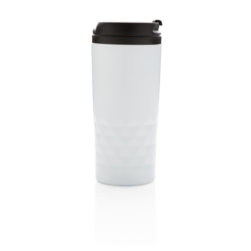 Geometrischer Becher - weiß-455