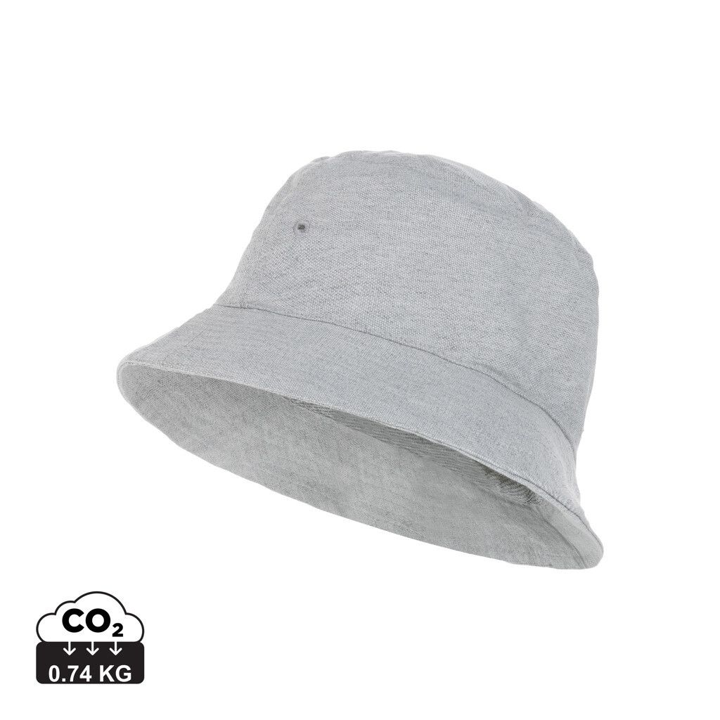 Impact AWARE™ 285g/m² ungefärbter rCanvas-OneSize-Fischerhut - grau-201