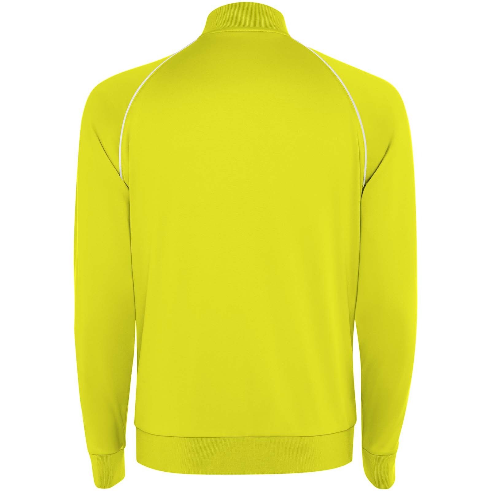 Valier Kinder Sweatshirt mit durchgehendem Reißverschluss - fluorgelb-686