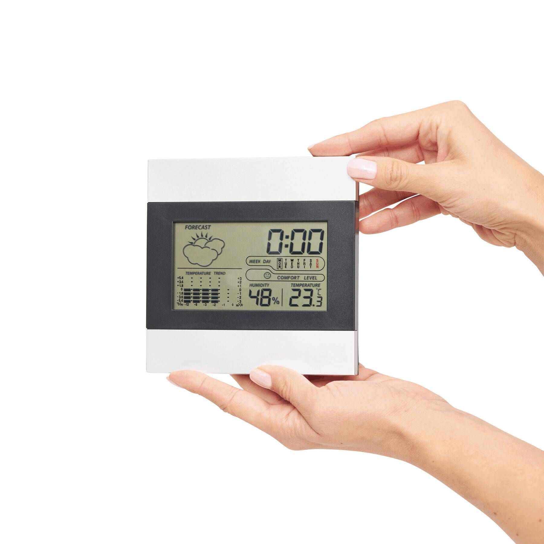 Wetterstation SHINY DAY - schwarz - silber-511