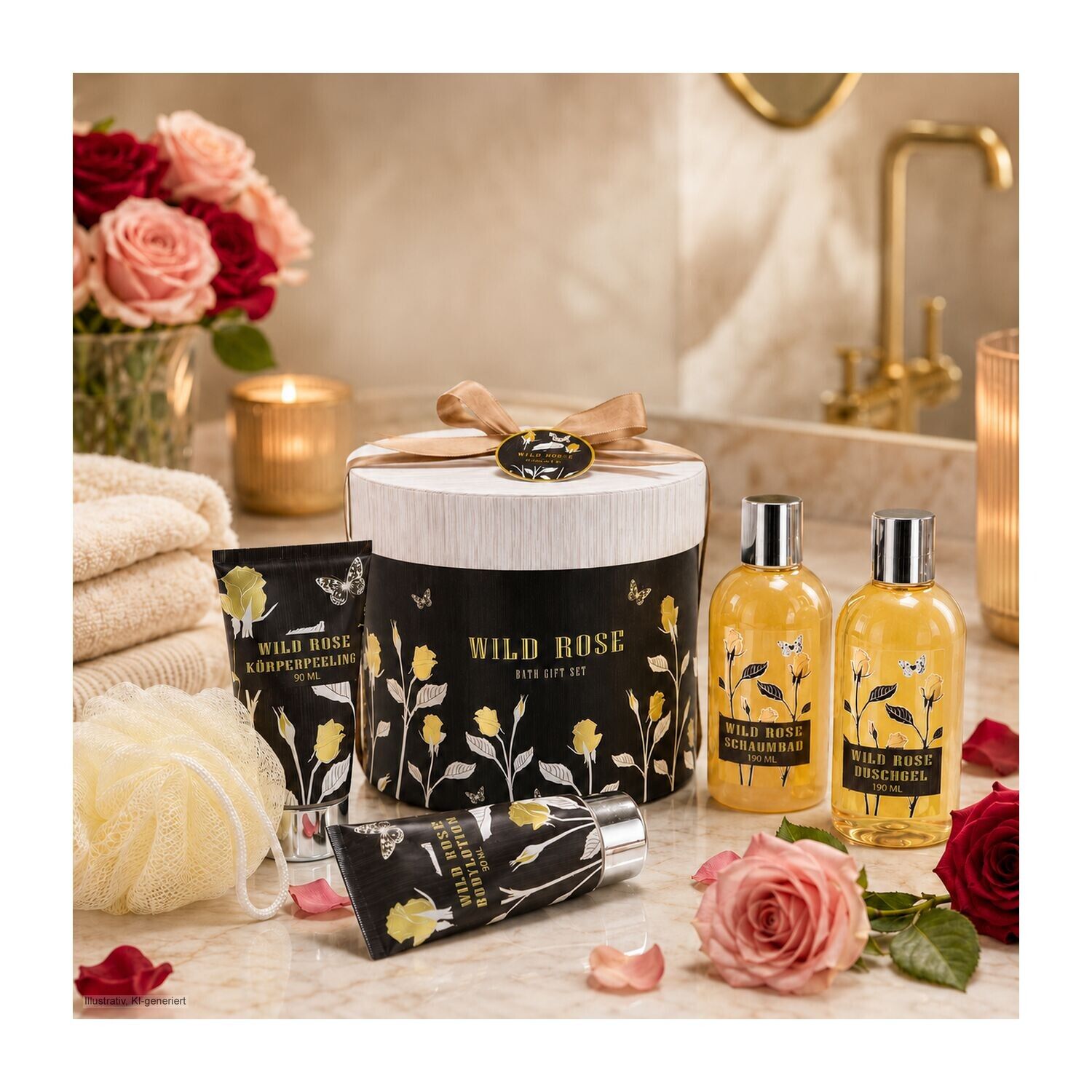 Wellness-Geschenkset: Wild Rose-422