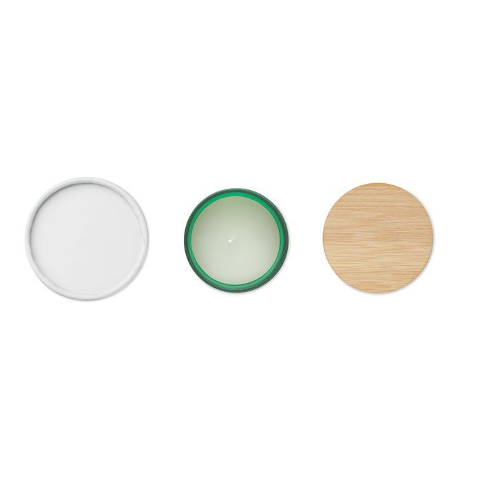 Kerze im Glas 120 g KEOPS SMALL - grün-429