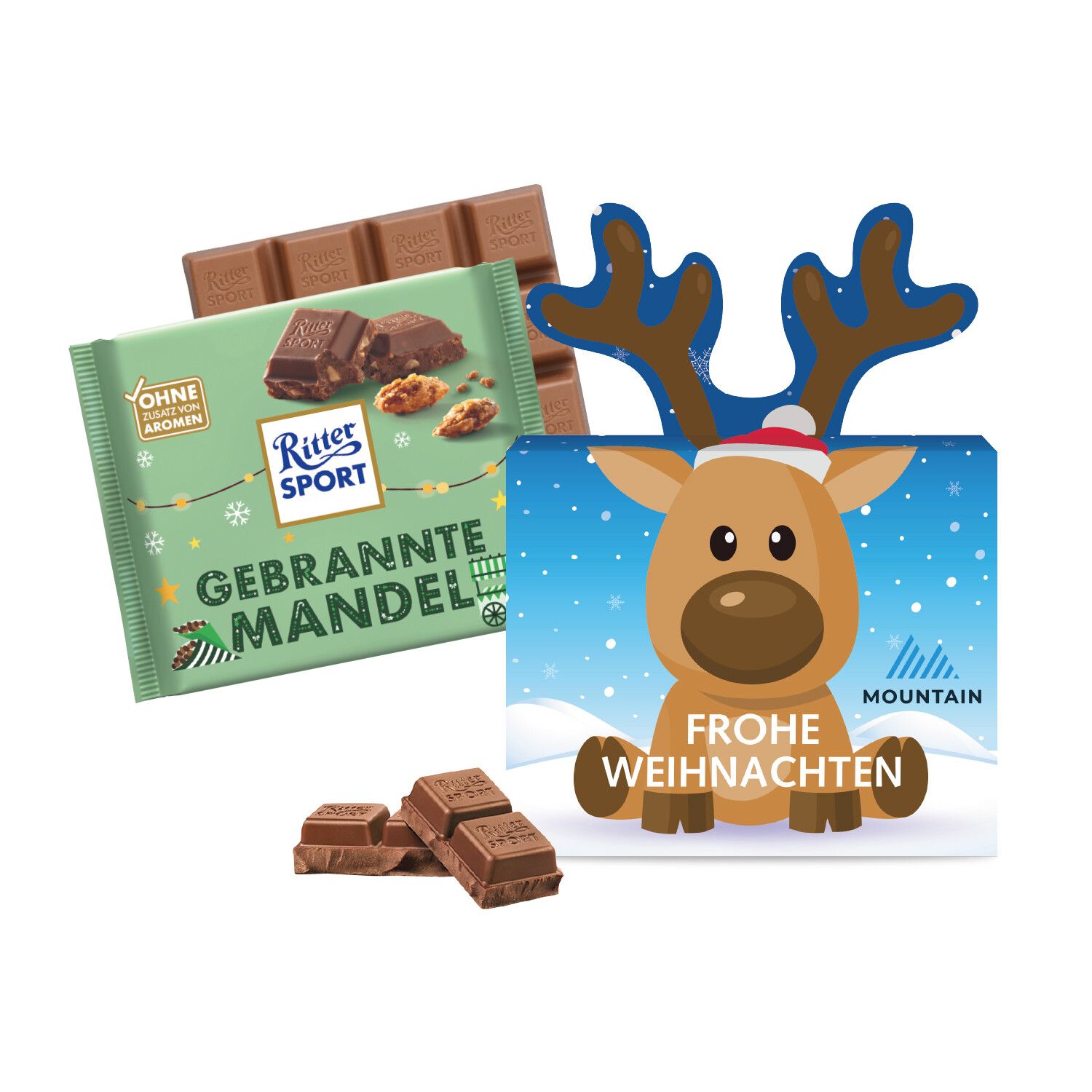 Schokotafel Ritter Sport "Rentier"-294