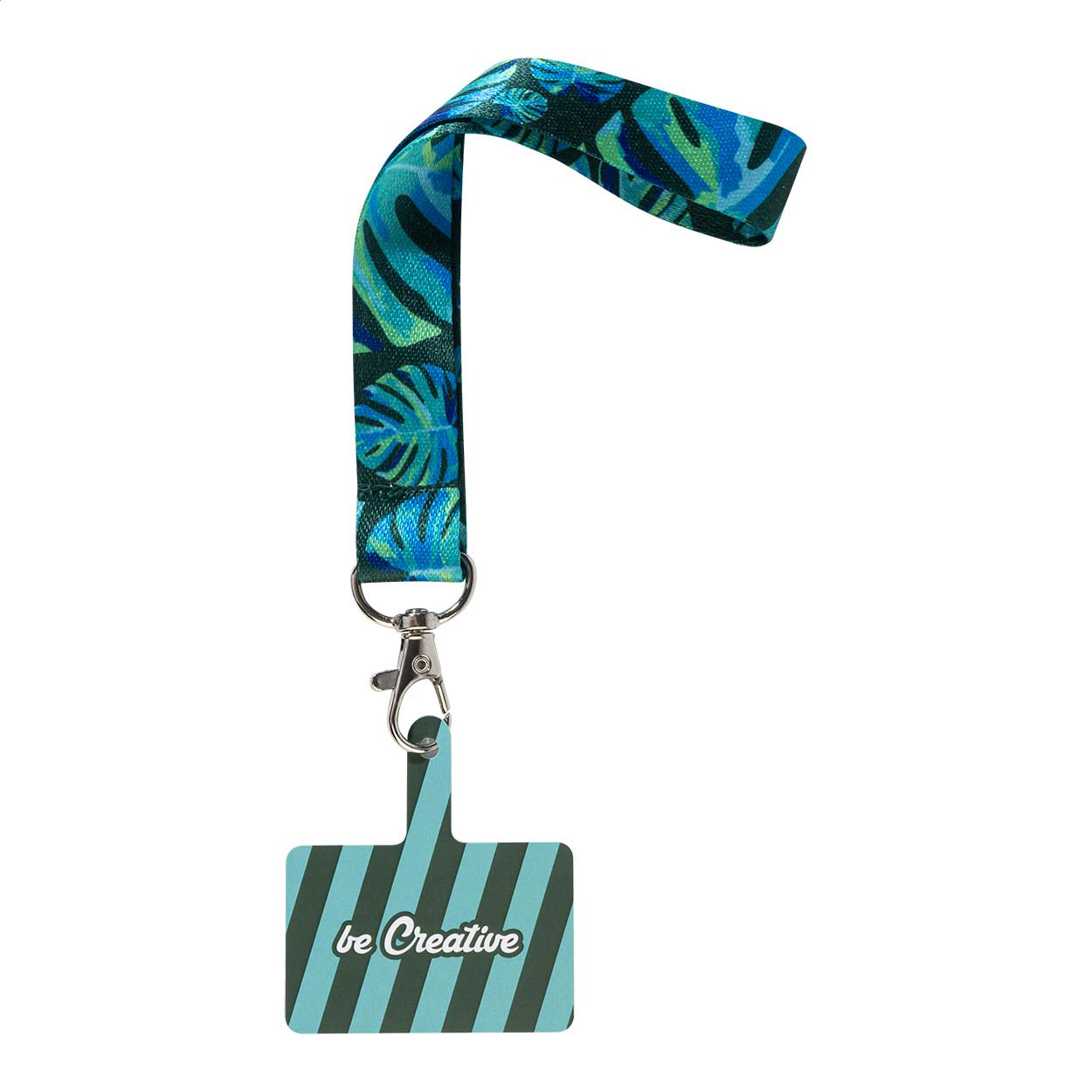 SuboFob Mobile RPET Individuelles RPET Handyhalter-Handgelenkschlaufe - weiß-721