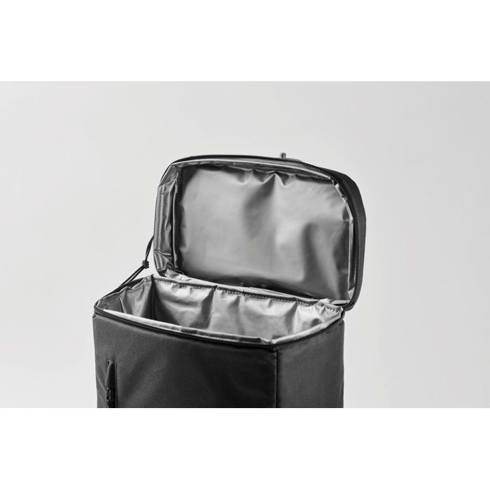 Kühlrucksack 600D RPET MAFRIO - schwarz-74