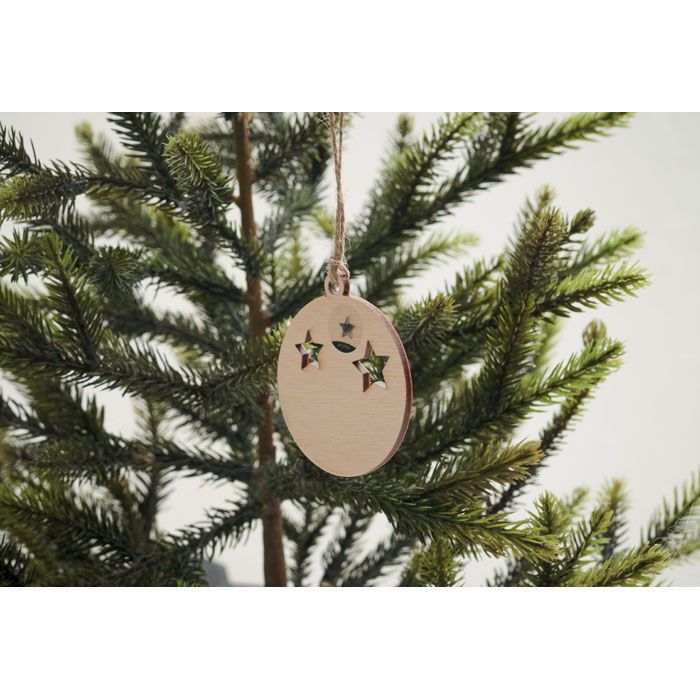 Weihnachtsschmuck Kugel ROSEED - holz-648