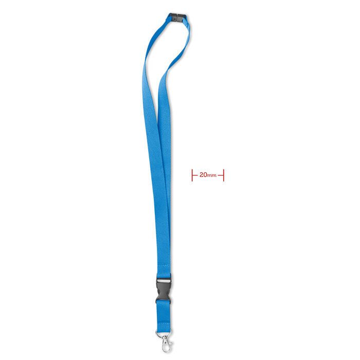 Lanyard mit Karabiner 20mm LANY - türkis-135