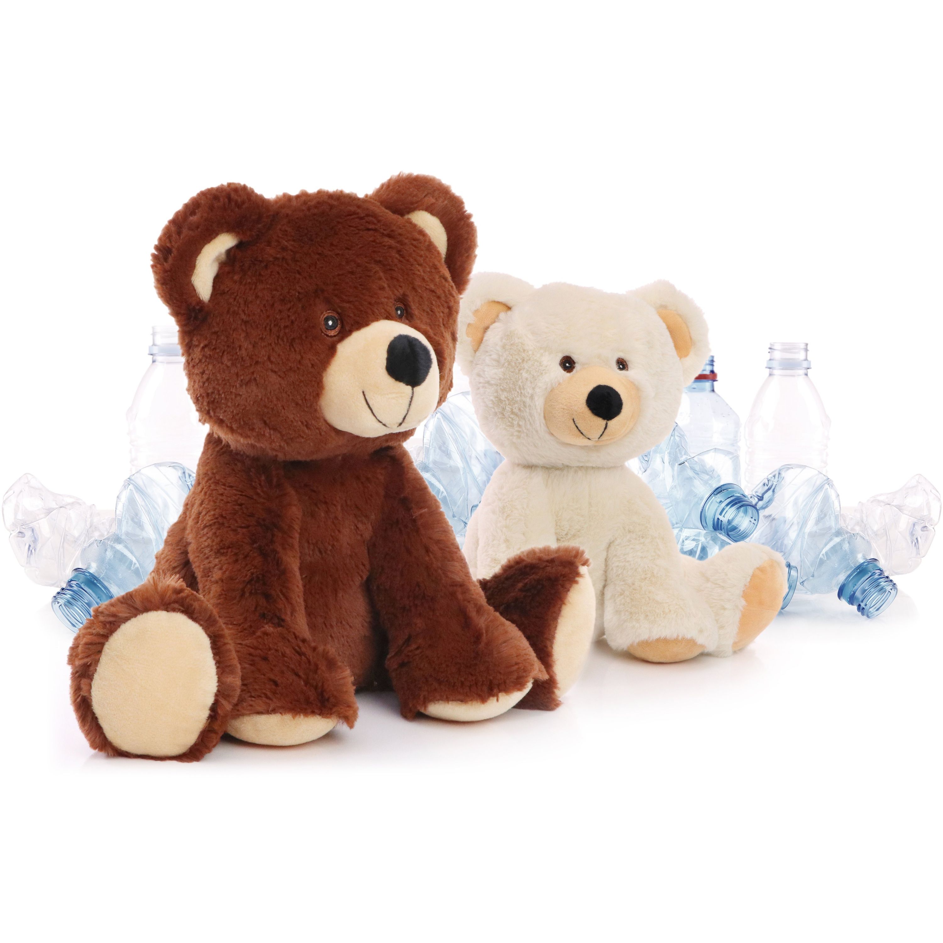 MiniFeet® RecycelBär® groß - creme-147