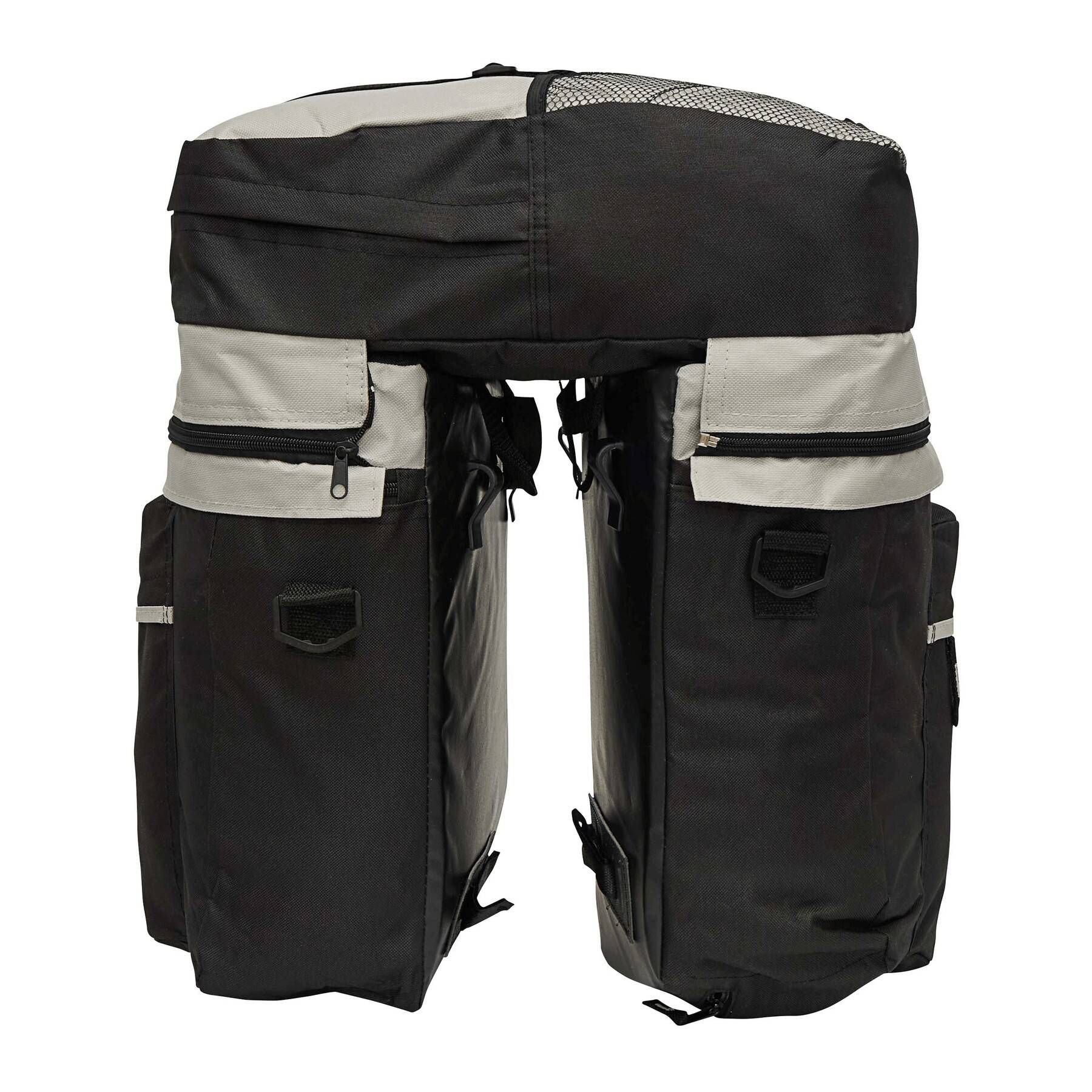 Fahrrad-Packtaschenset BIKE 3-teilig - grau - schwarz-852
