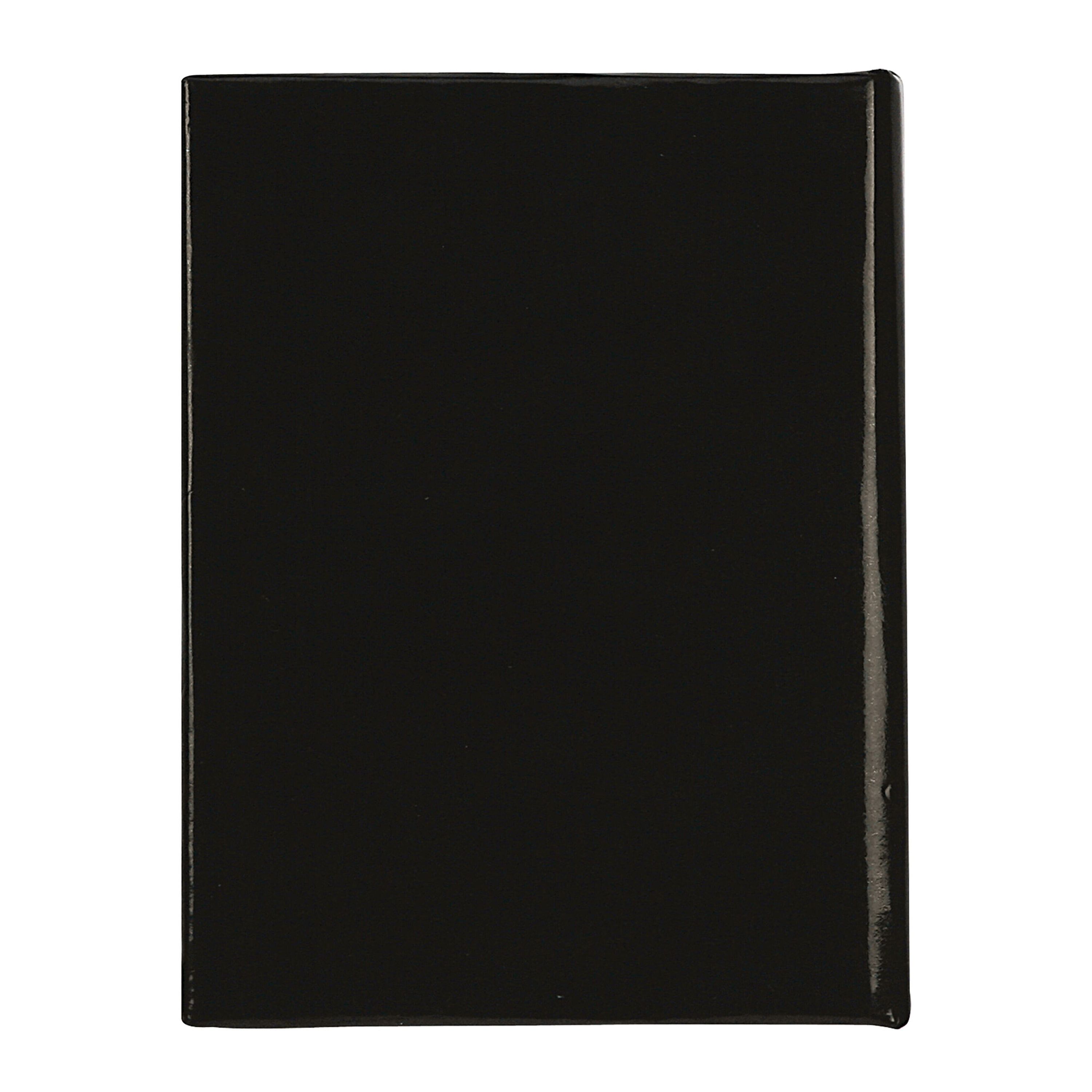 Notizbuch mit festem Umschlag - schwarz-492