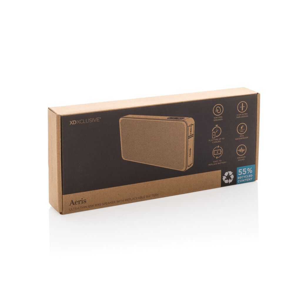 Aeris RCS 10W-Sepaker (IPX5) mit herausnehmbarem Akku - grau-612