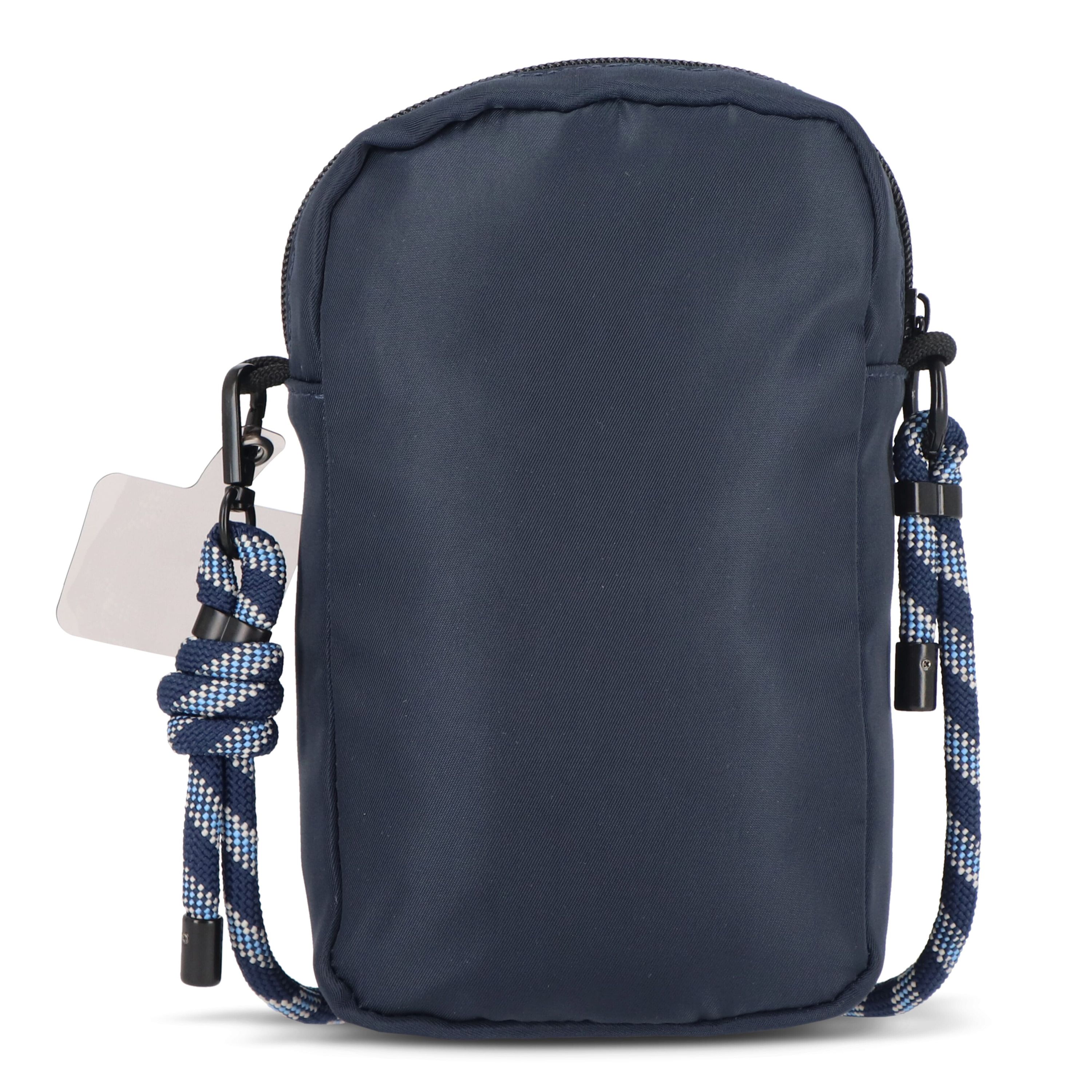 Crossbody Flaschenhalter-Tasche mit Paracord-Gurt - dunkelblau-902