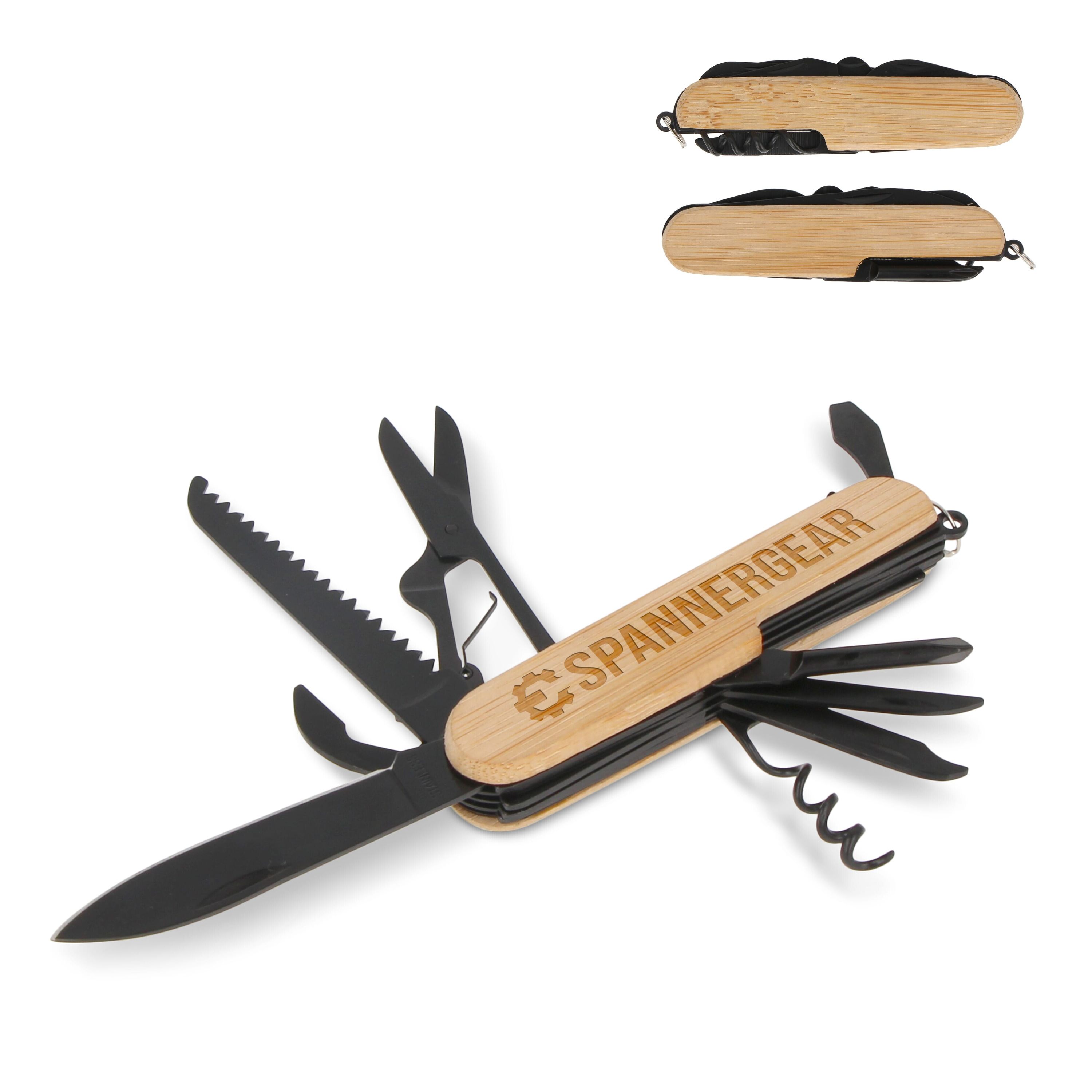 Multi-Tool-Bambus 9 Funktionen - schwarz-261