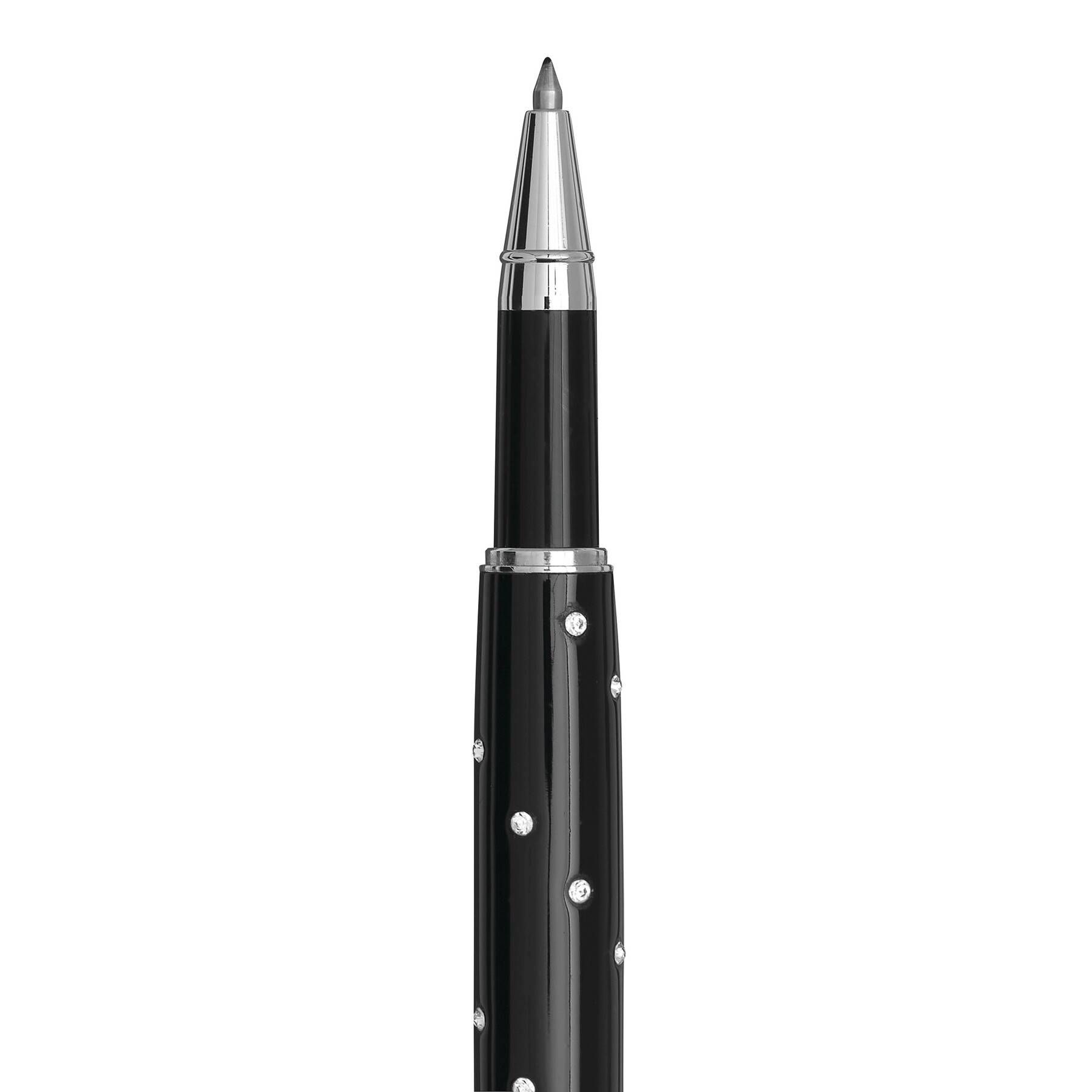 Tintenroller RIGA - schwarz - silber-854