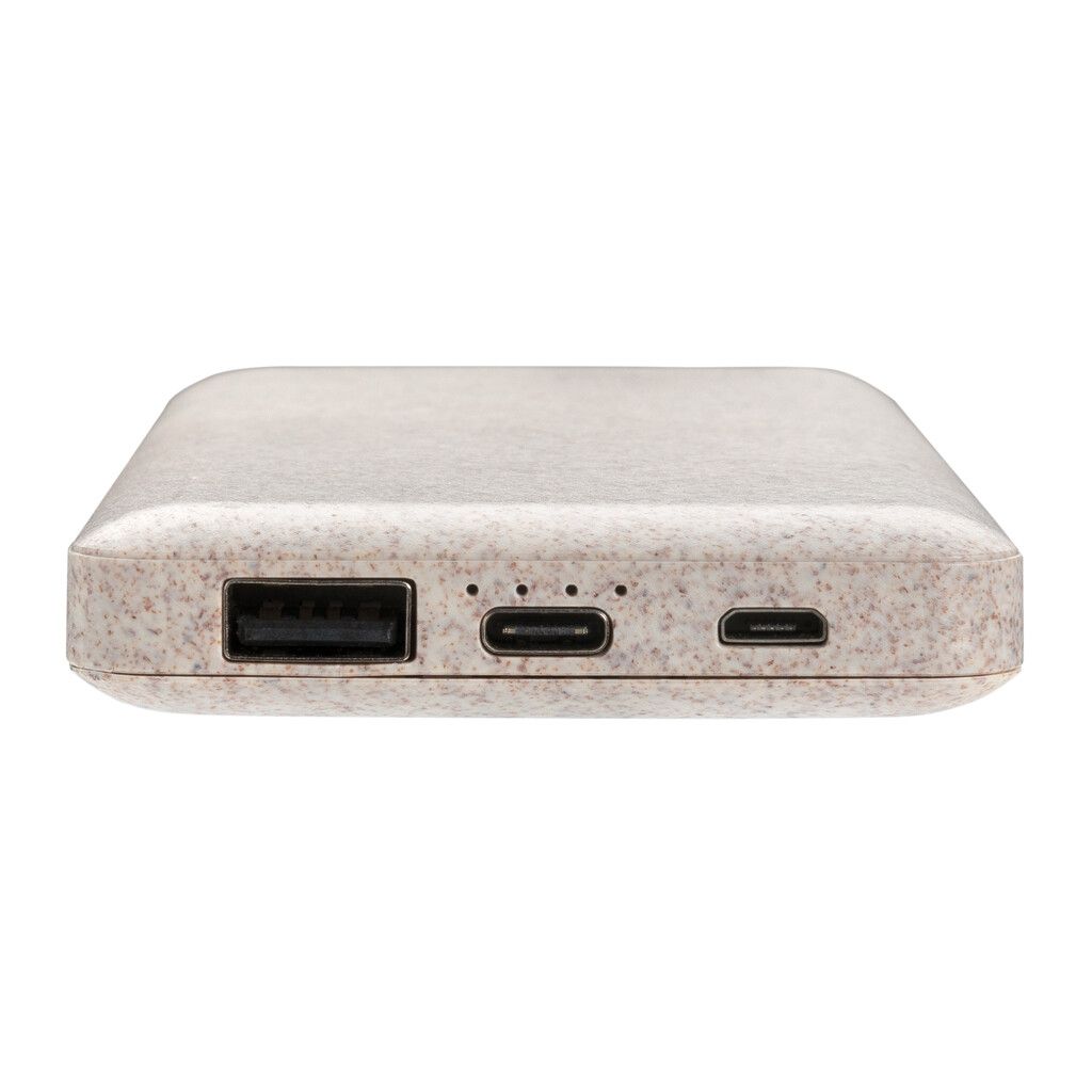 10.000 mAh Weizenstroh Powerbank - khaki-239