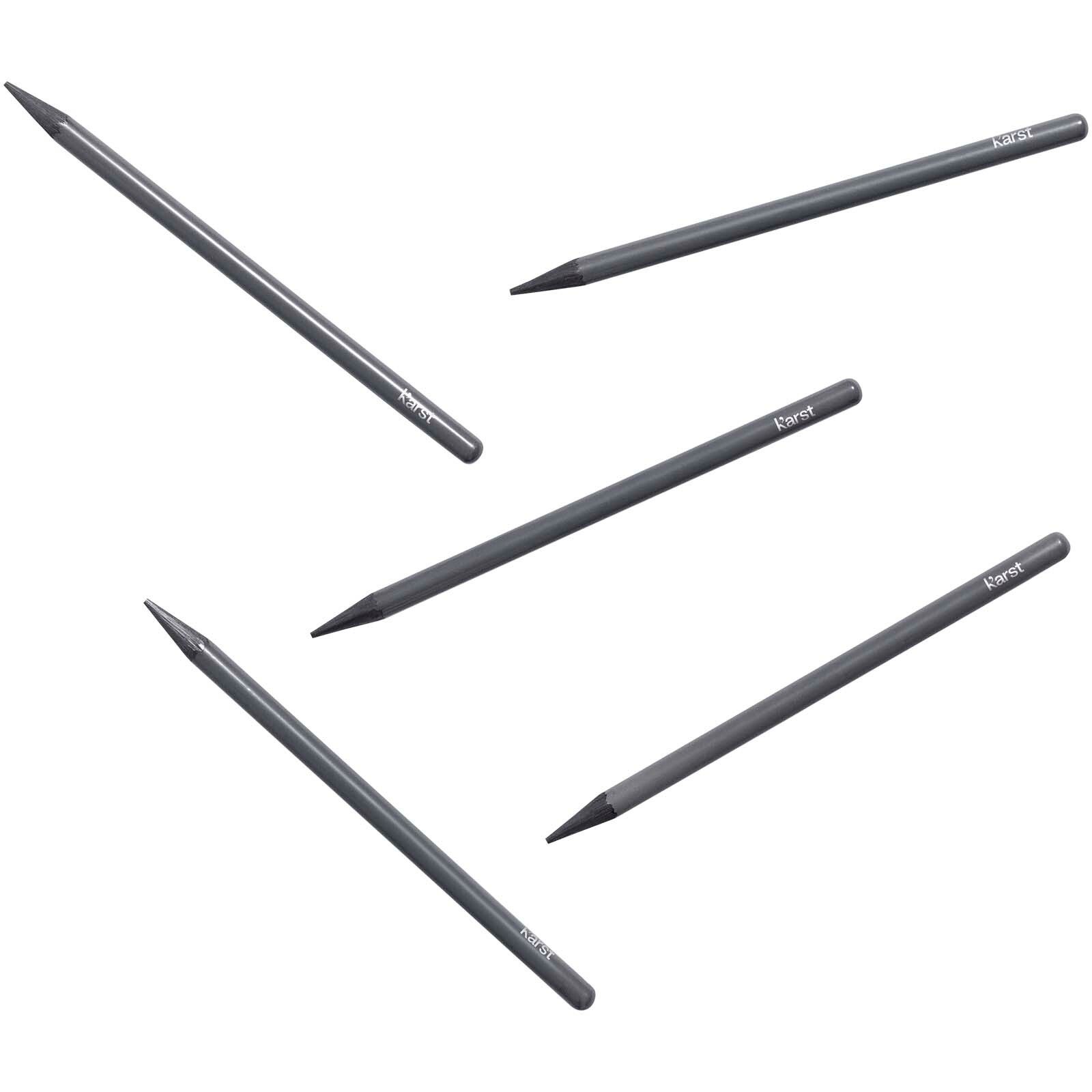 Karst 5er-Pack 2B holzlose Graphitstifte - grau-600
