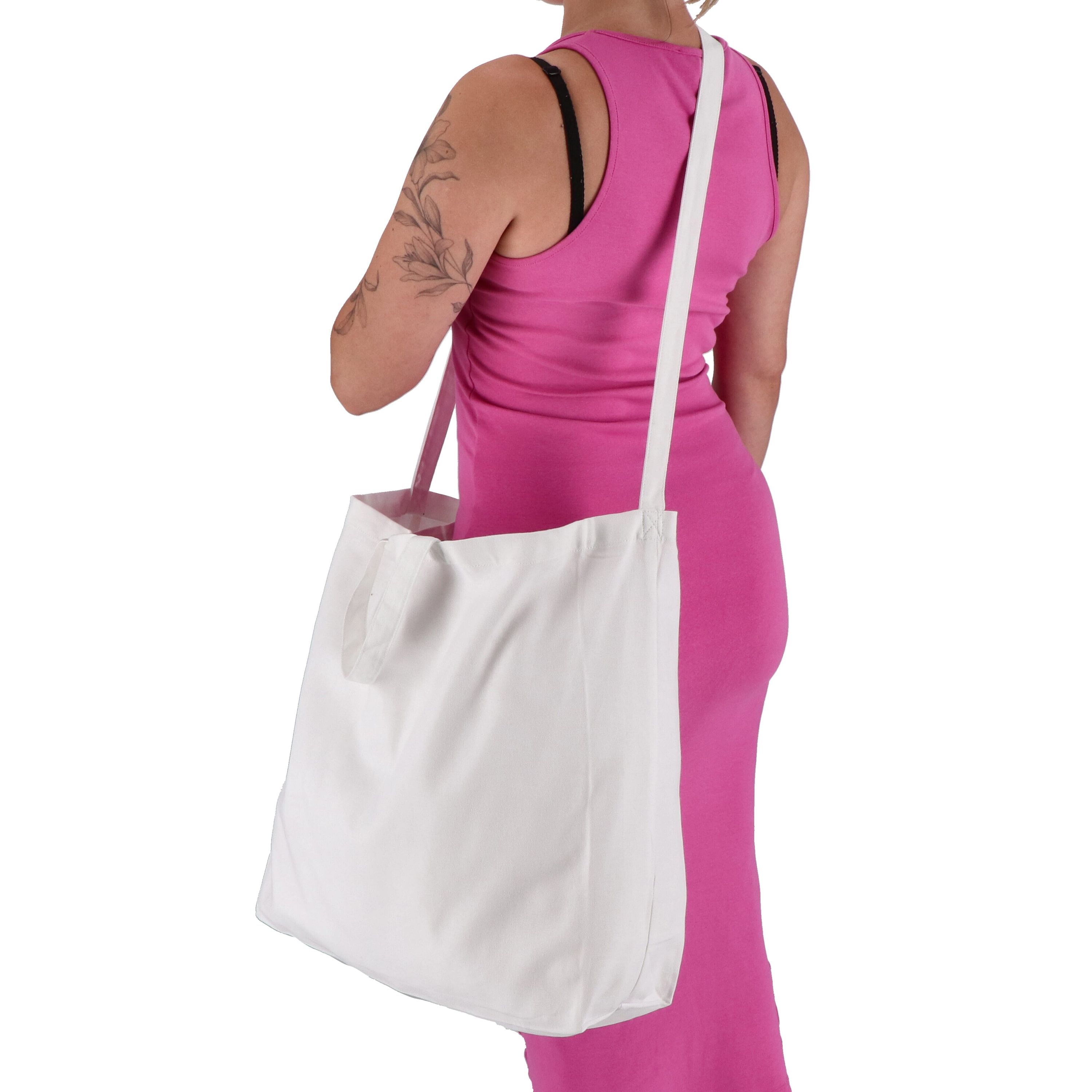 Tragetasche aus Baumwolle OEKO-TEX® 40 x 13 x 44cm 220g/m² - weiss-434