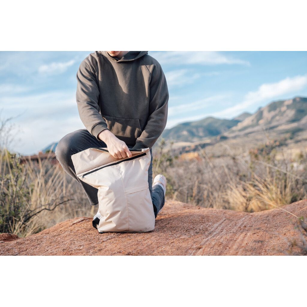 Dillon AWARE™ RPET faltbarer Lightweight-Rucksack - off white-872