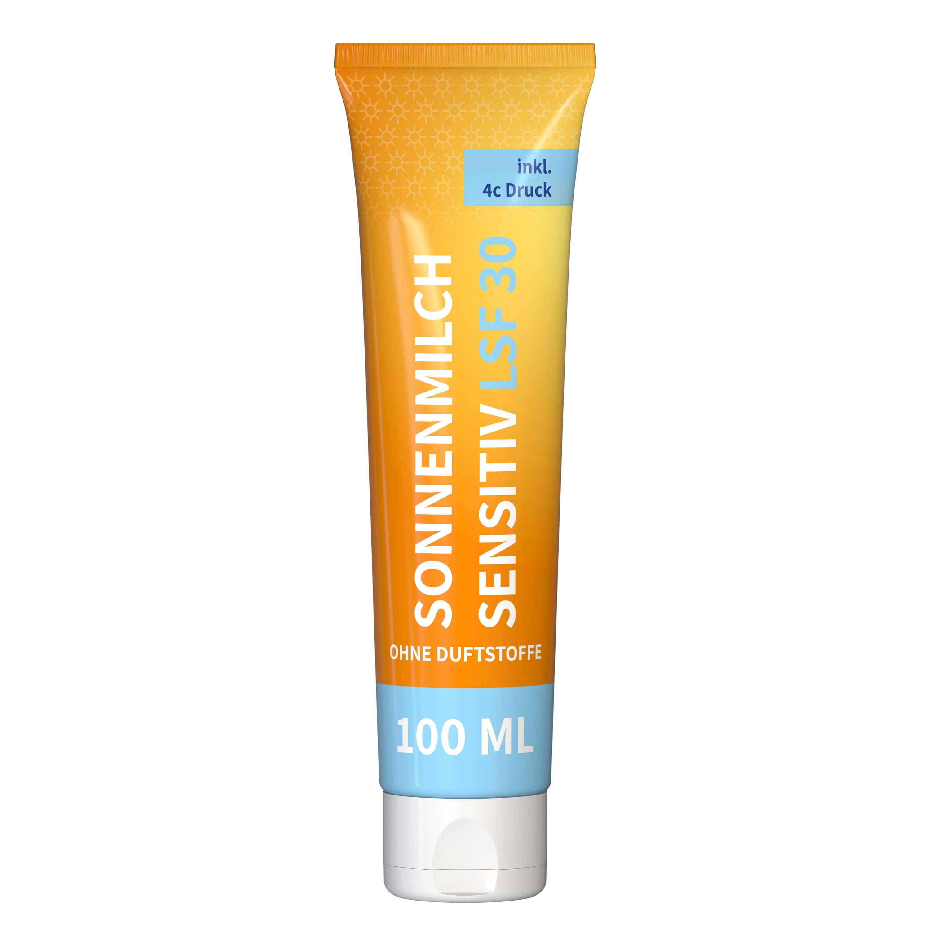 100 ml Tube Sonnenmilch LSF 30 (sensitiv) FullbodyPrint-770