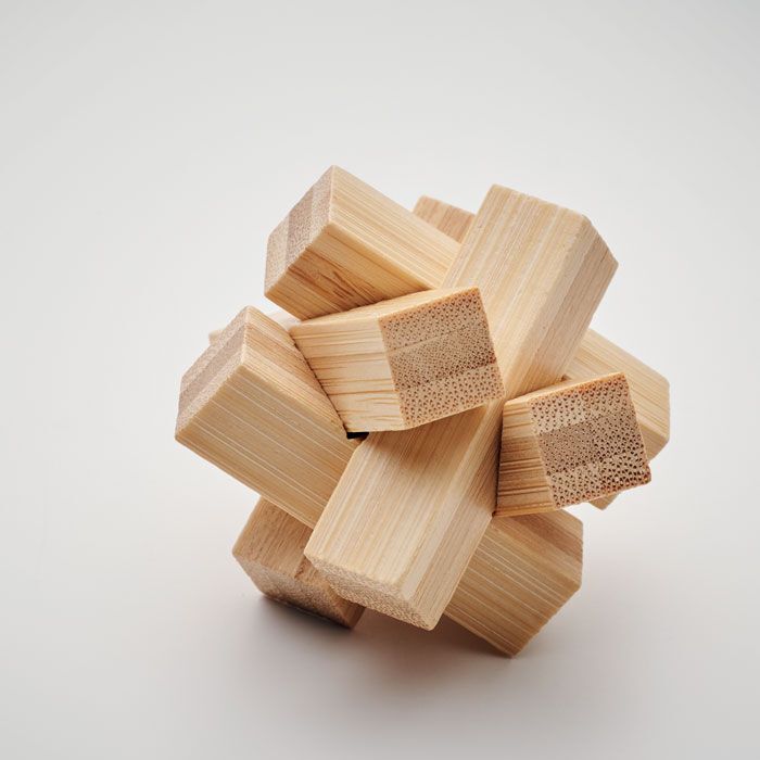 Holzpuzzle/Gehirnjogging Bambus CUBENATS - holz-14