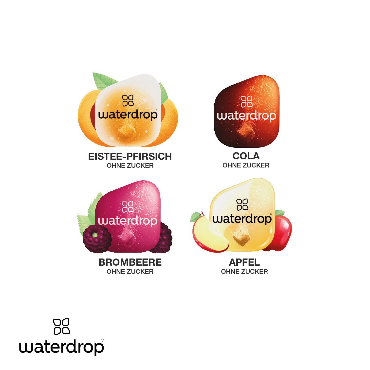 Tisch-Adventskalender Waterdrop®, Inlay Aus Papier-947