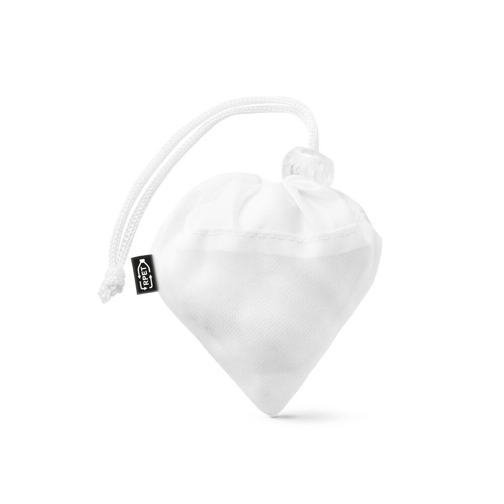 BOLZANO Faltbare Mesh-Tasche aus 190T Polyester (100% rPET) - weiß-278