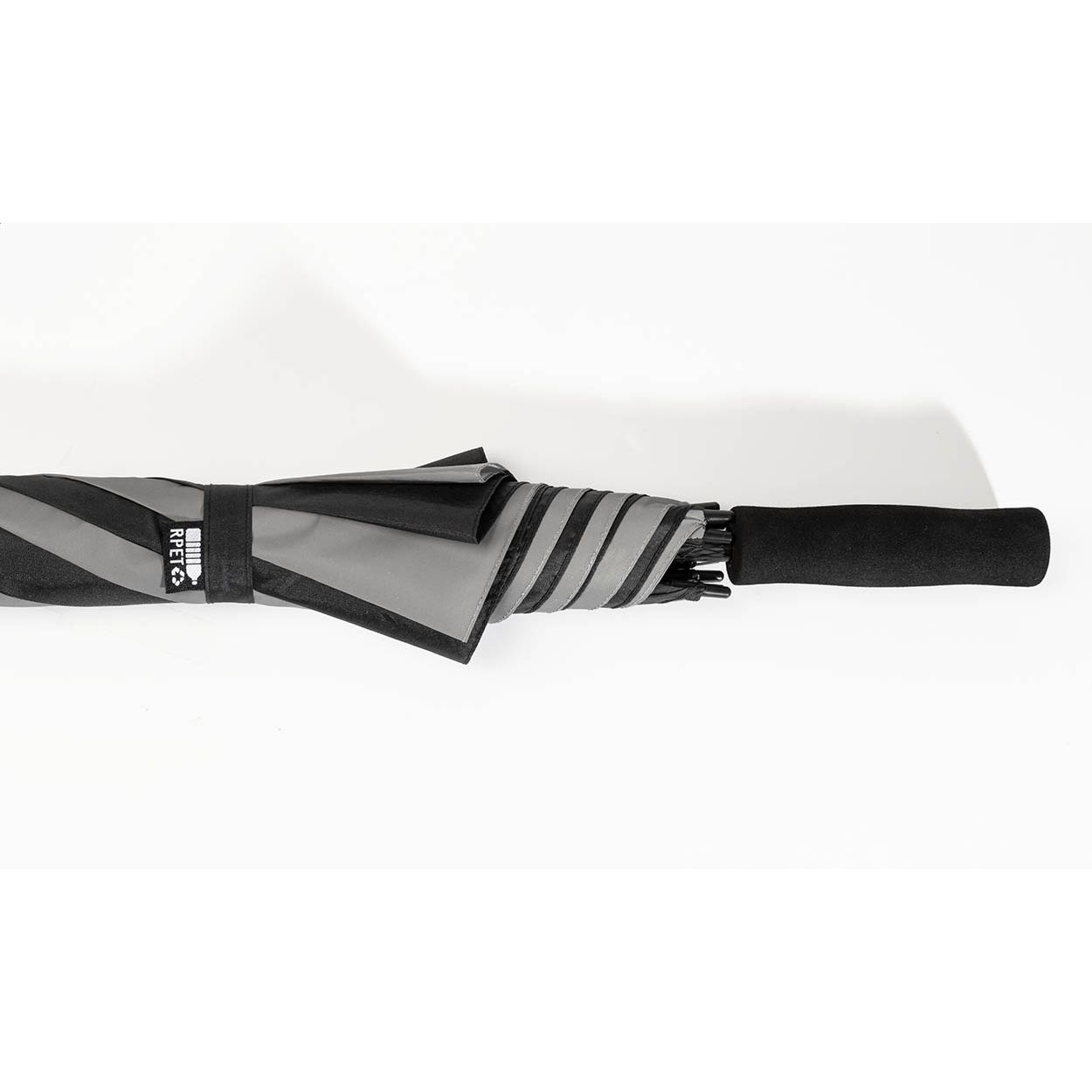 Radians XL Reflektierender RPET Regenschirm - schwarz-585