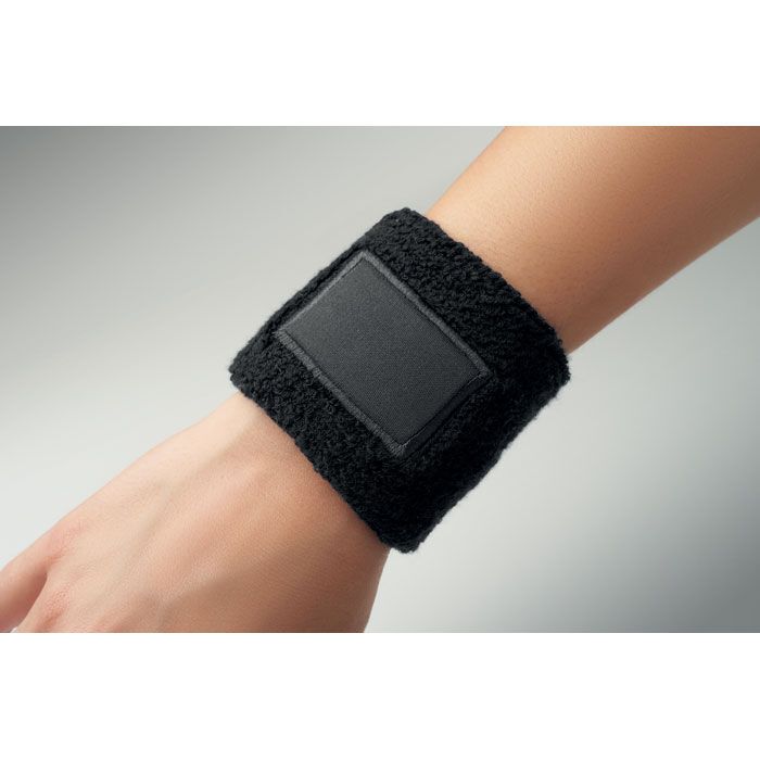 Schweißarmband Polycotton TEKUBI - schwarz-488
