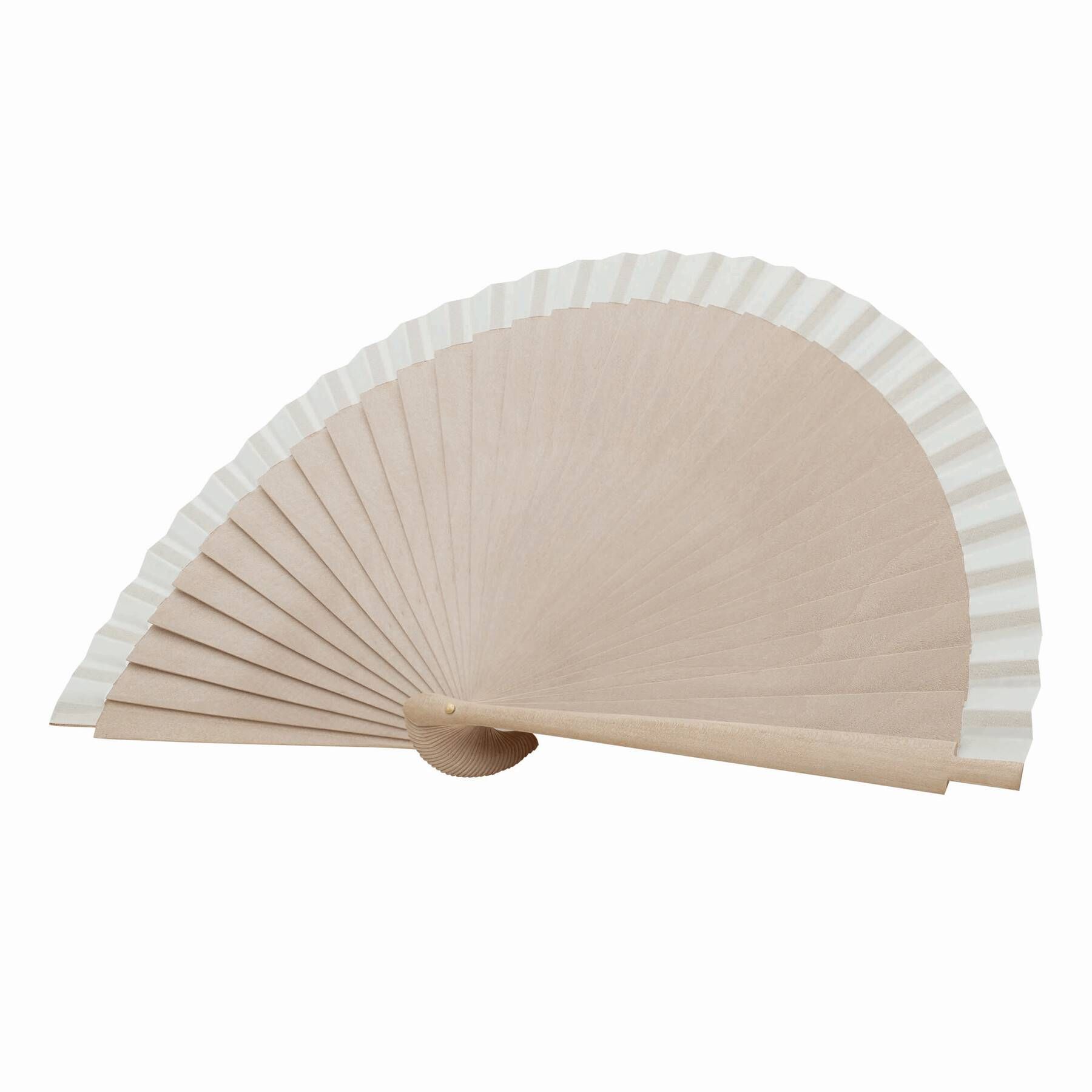 Faltbarer Fächer GEO COOL - natur-491