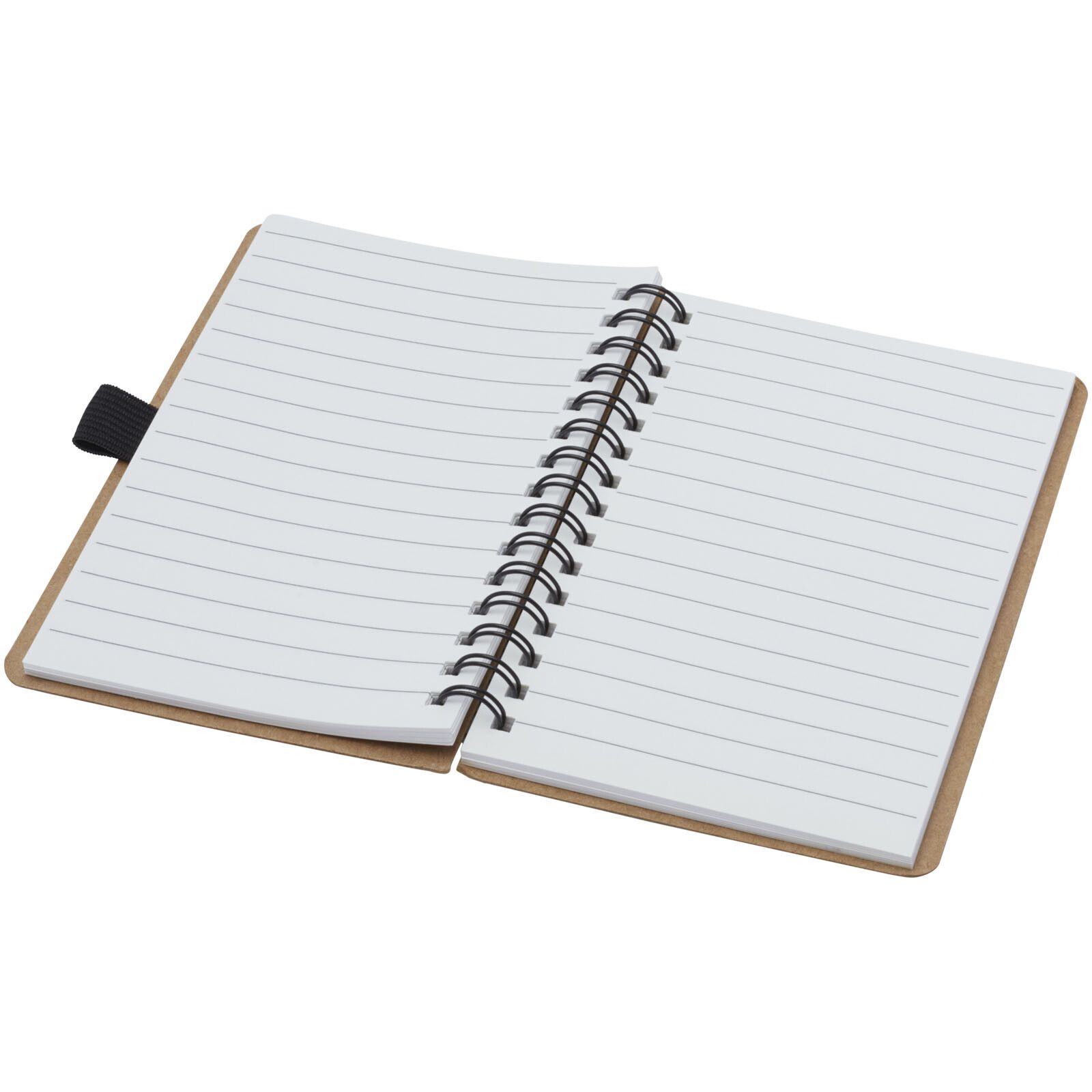 Cobble A6 Notizbuch mit Spiralbindung aus recyceltem Karton mit Steinpapier - natur-101