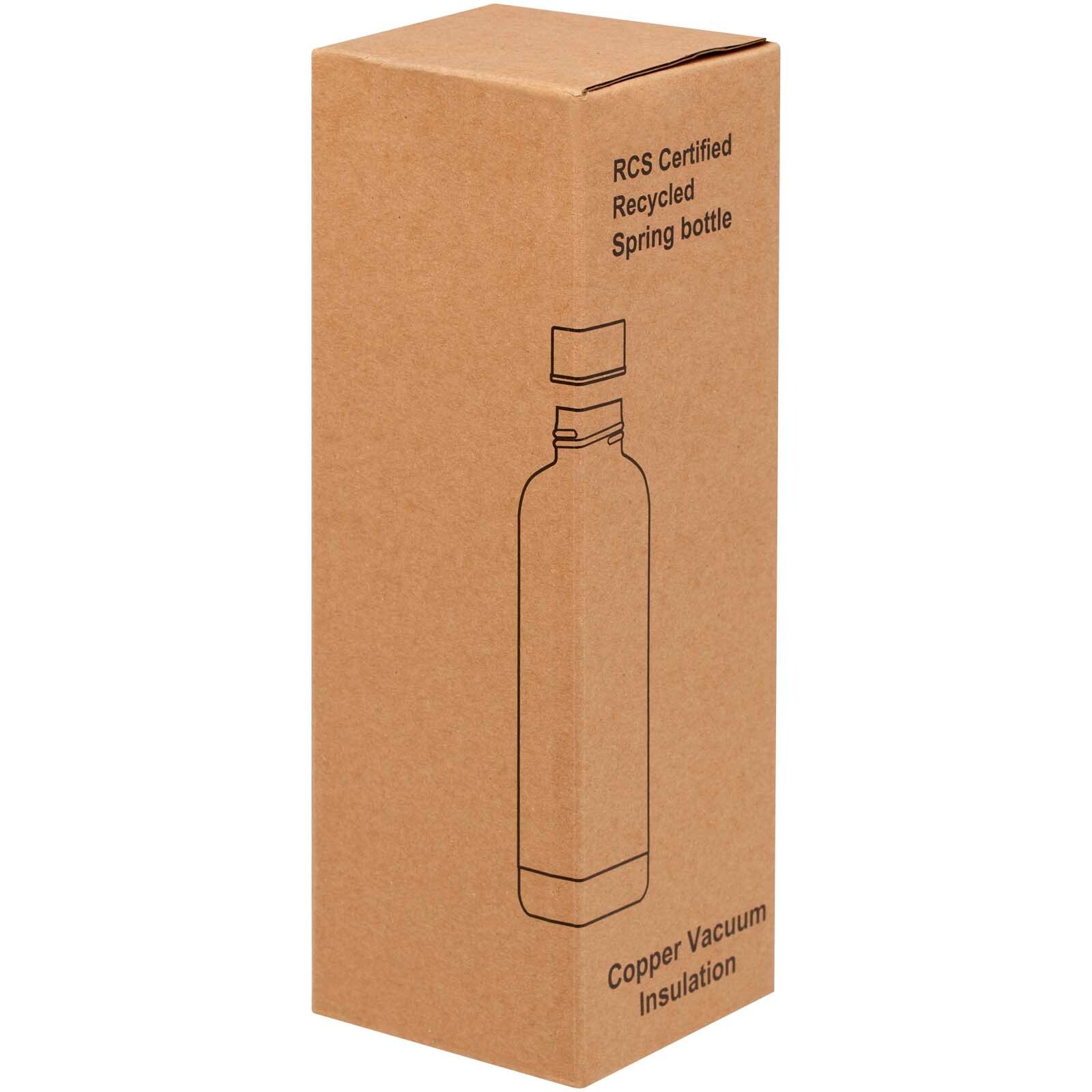 Spring 500 ml RCS-zertifizierte Kupfer-Vakuum Isolierflasche aus recyceltem Edelstahl - ozeanblau-670