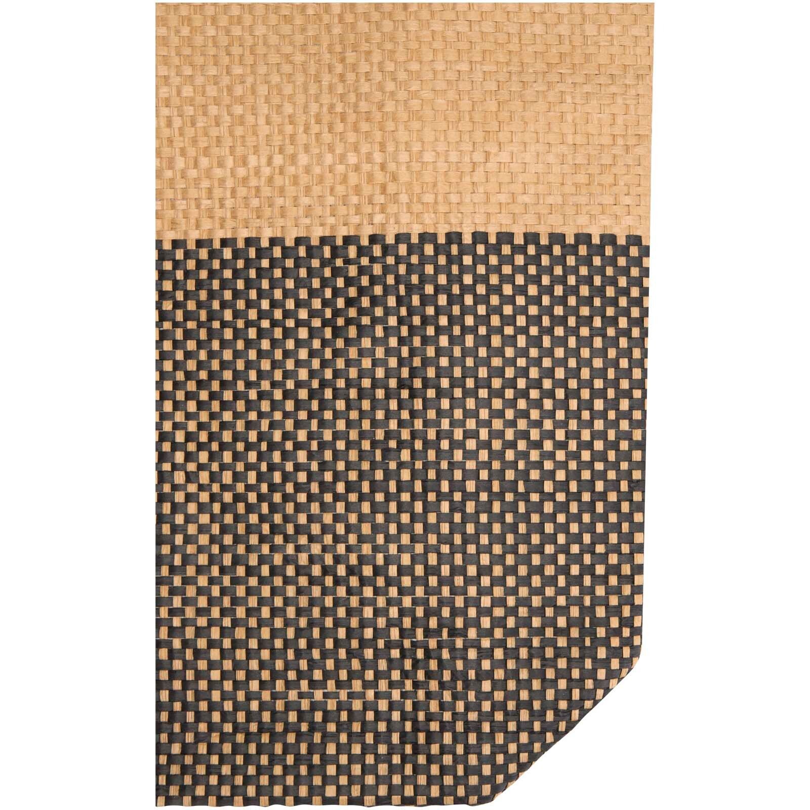 Rhythm Strohpapier Tragetasche, 10 l - schwarz-828