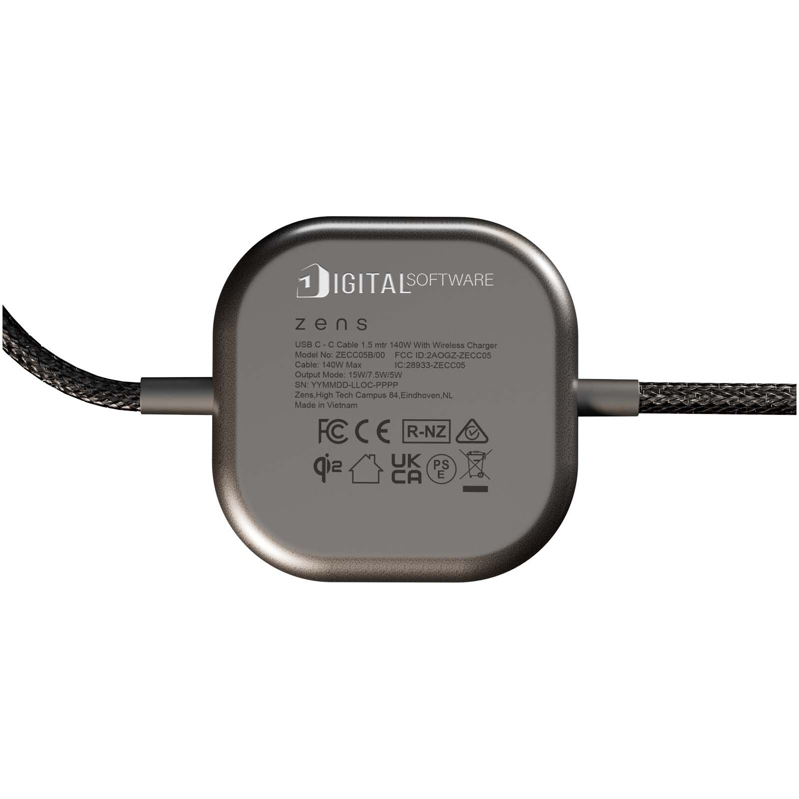 Zens Pro 2 140 W, USB-C, 2 in 1 Ladekabel - schwarz-296