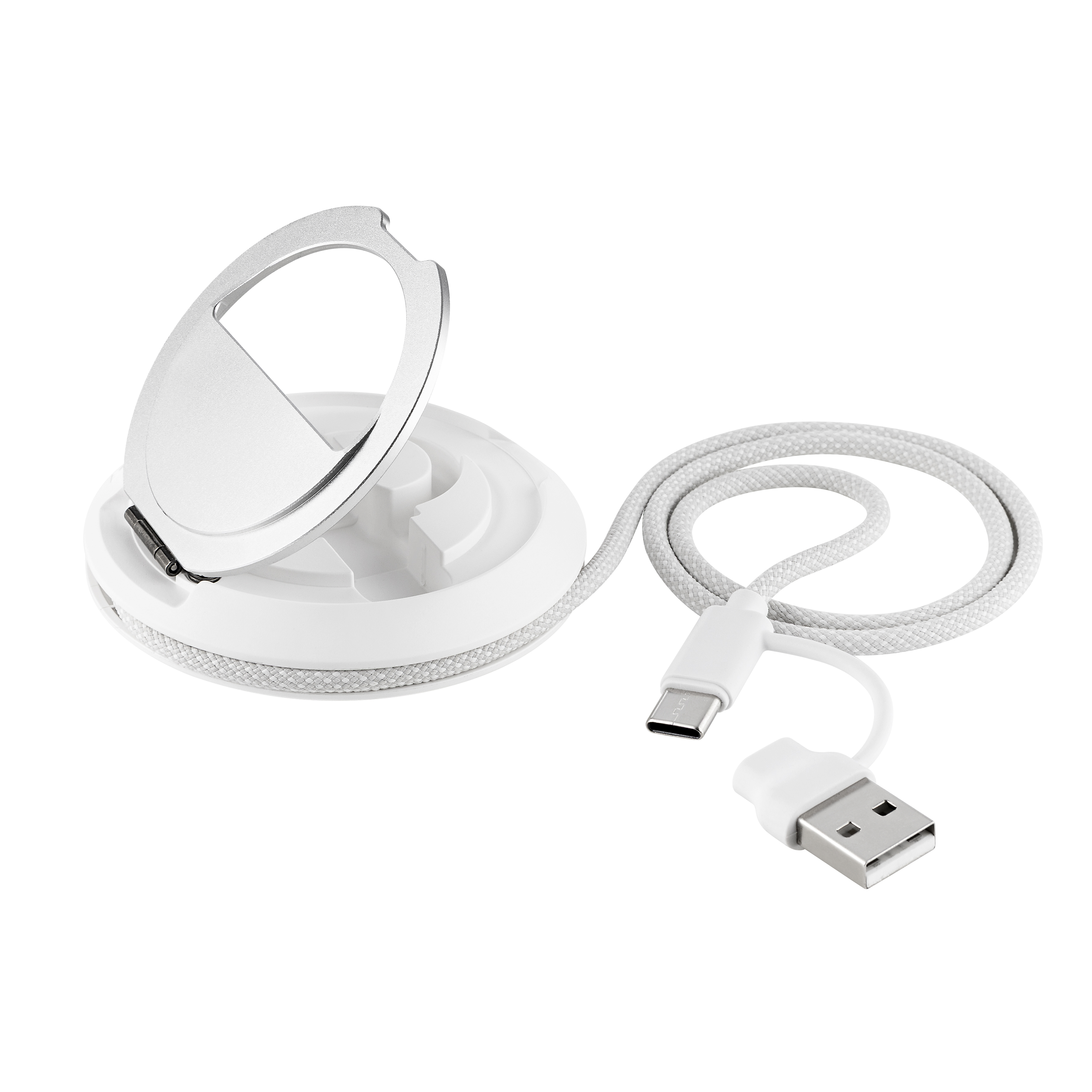 Metmaxx® Magnetischer Wireless Charger "BusinessFlexCharger" - weiß-277