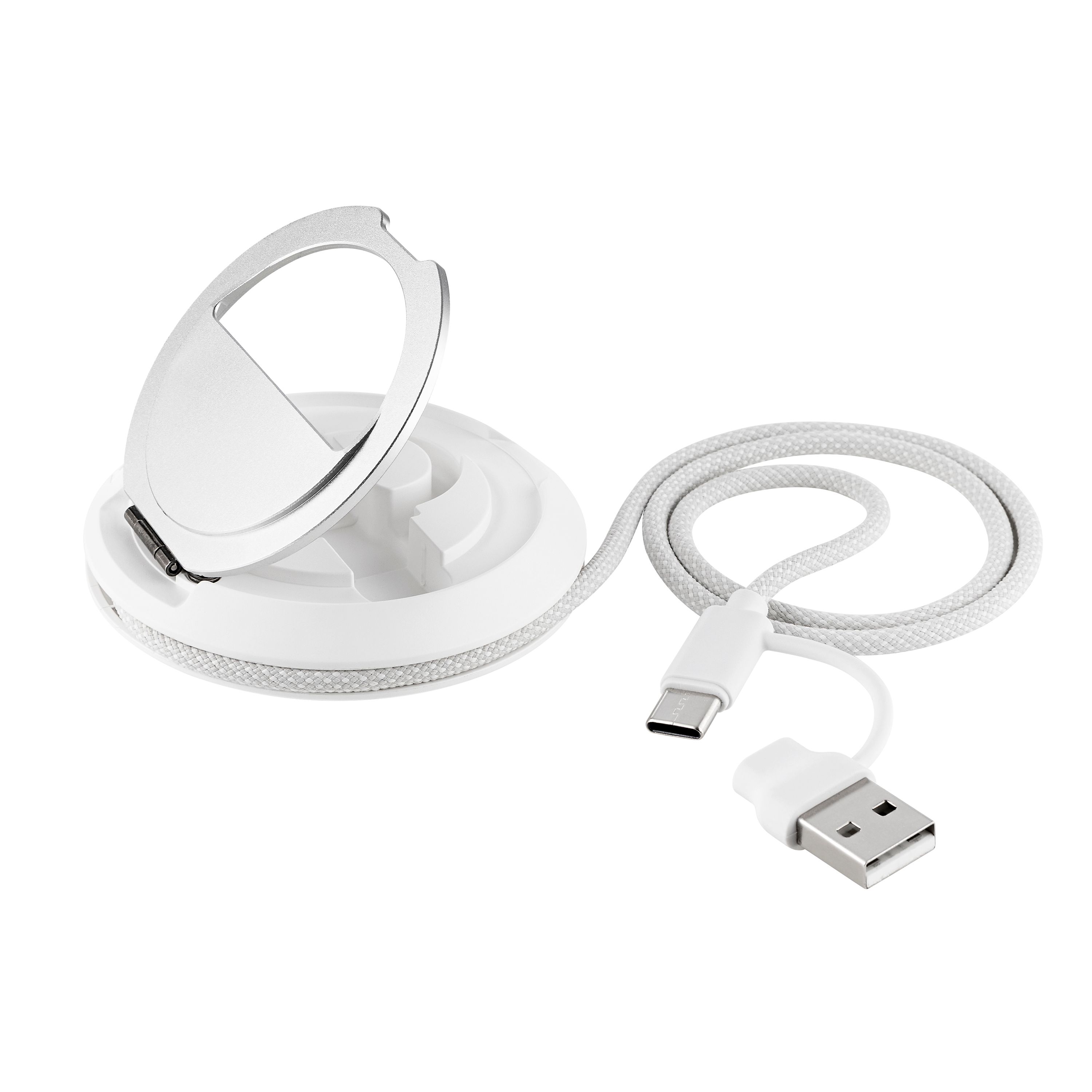 Metmaxx® Magnetischer Wireless Charger "BusinessFlexCharger" - weiß-277